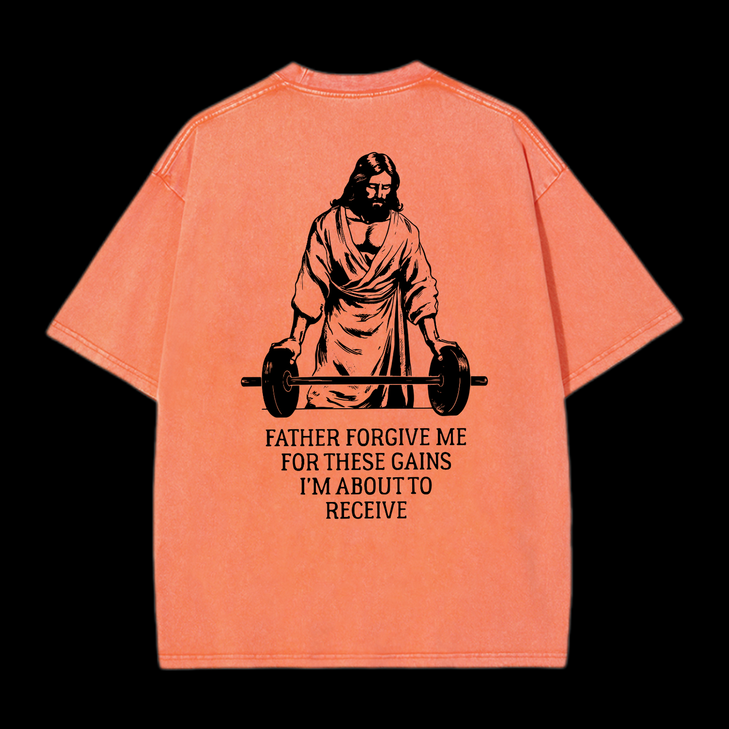 Father Forgiven Me Washed T-Shirt
