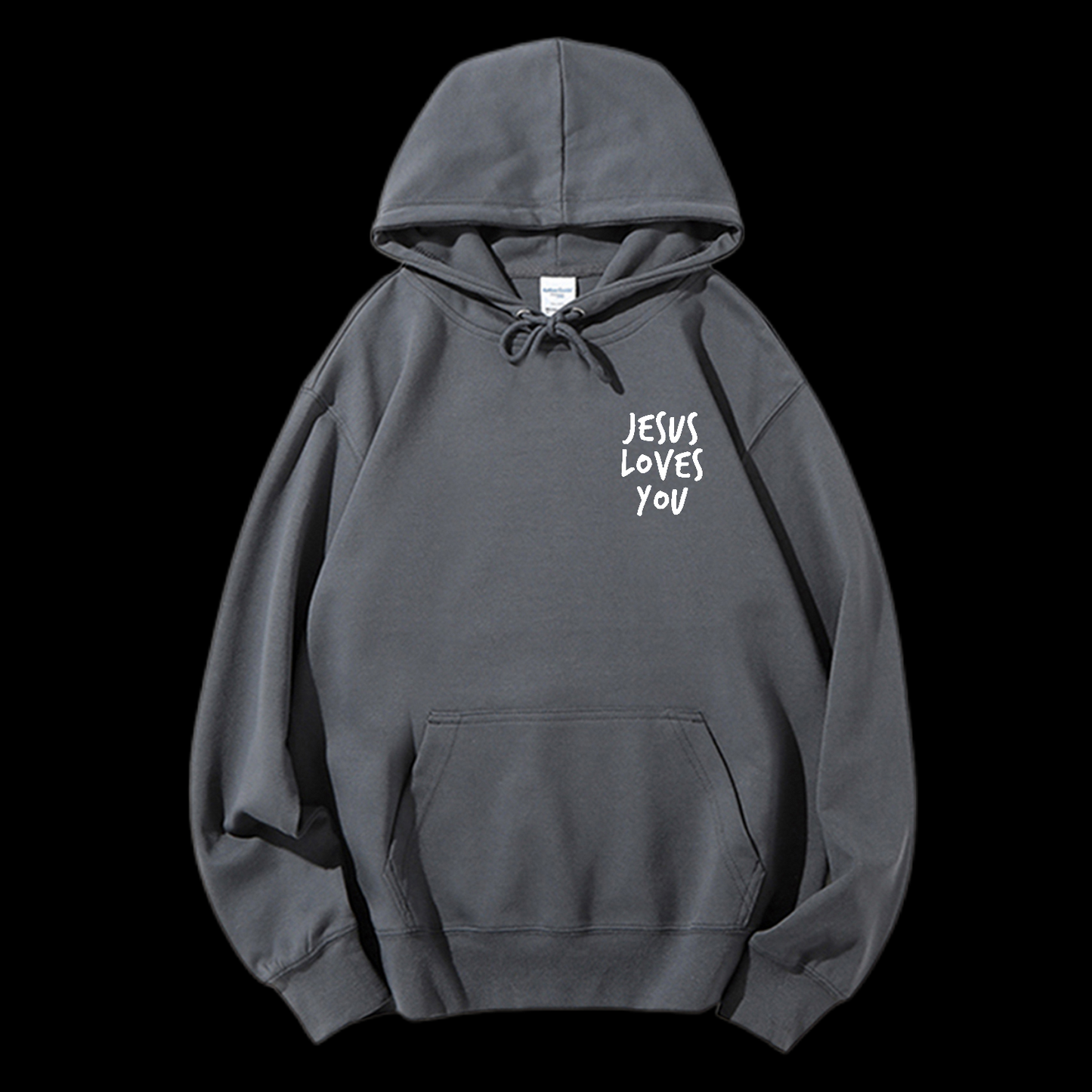 Jesus Loves You Drawstring Hoodie
