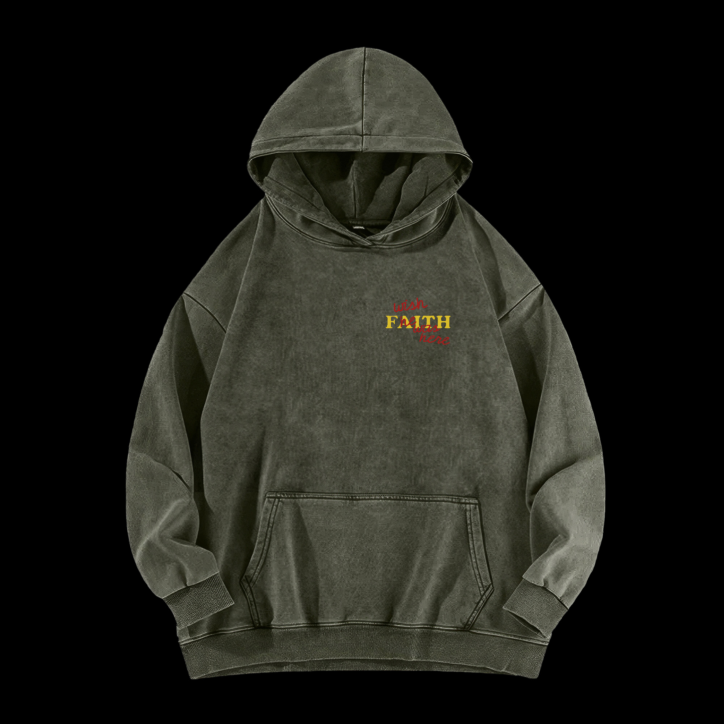 Jesus Is King Washed Hoodie