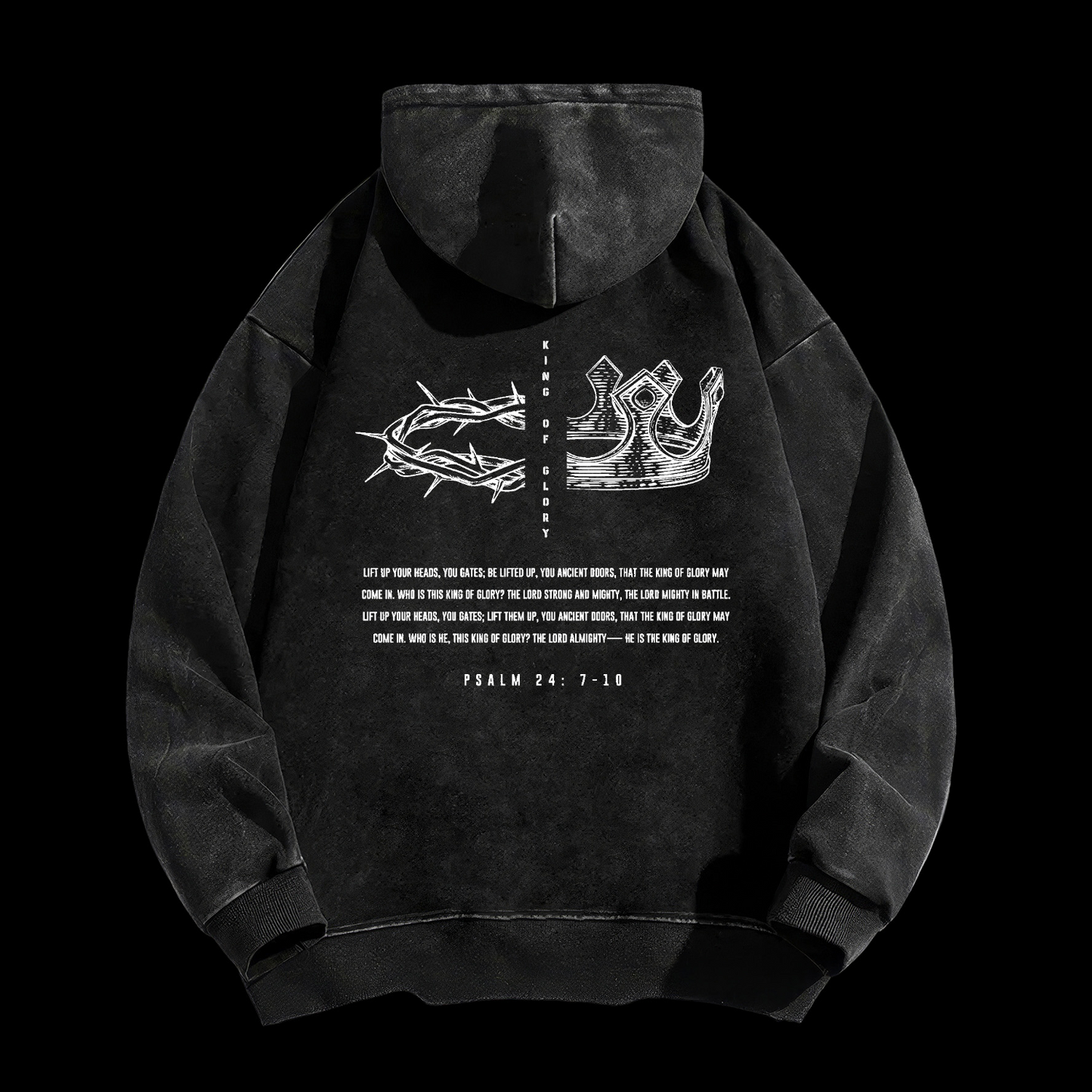 King Of Glory Washed Hoodie