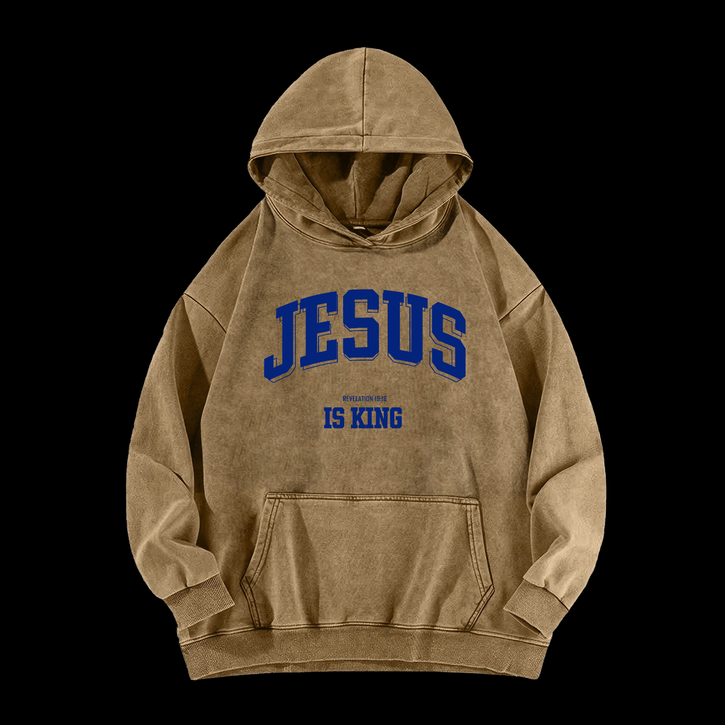 Jesus Is King Washed Hoodie