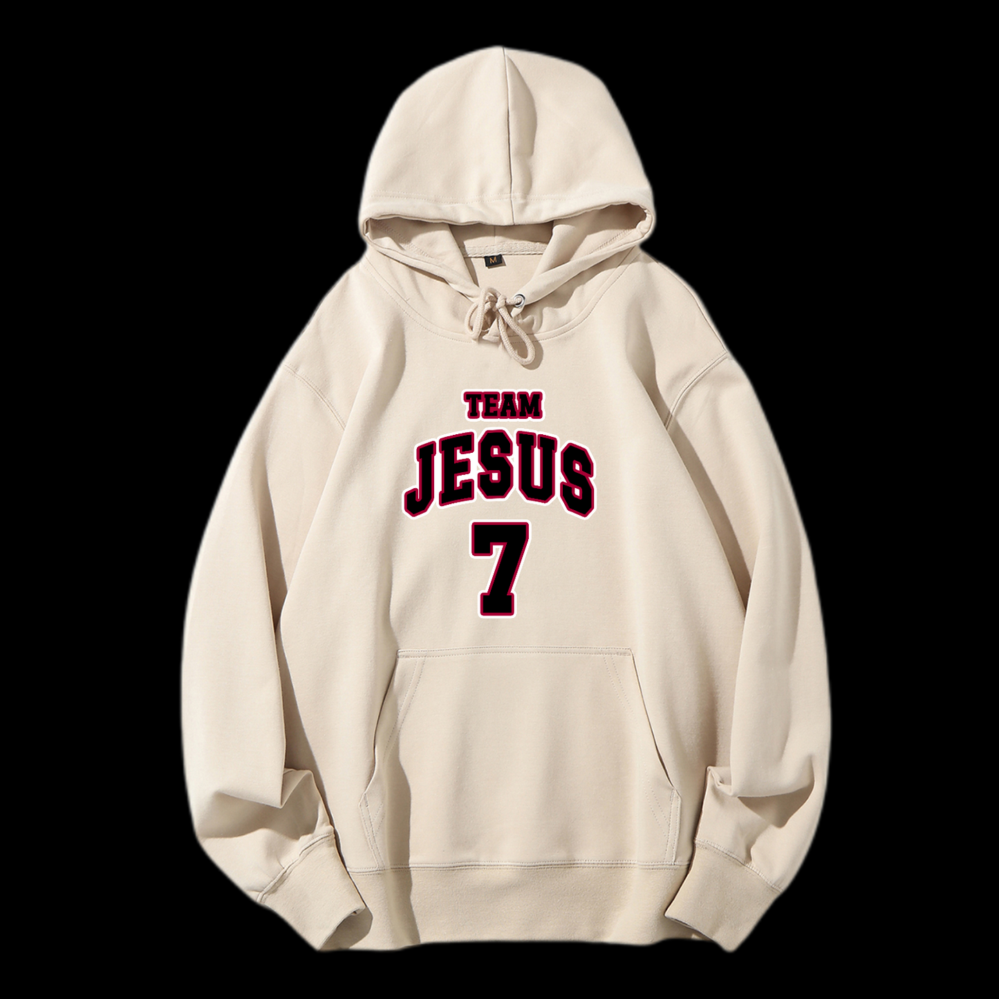 Team Jesus 7 Drawstring Hoodie