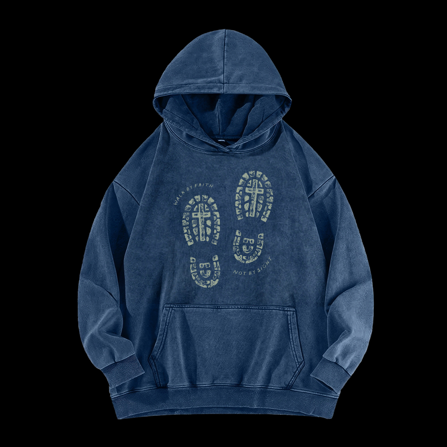 Walk By Faith Washed Hoodie