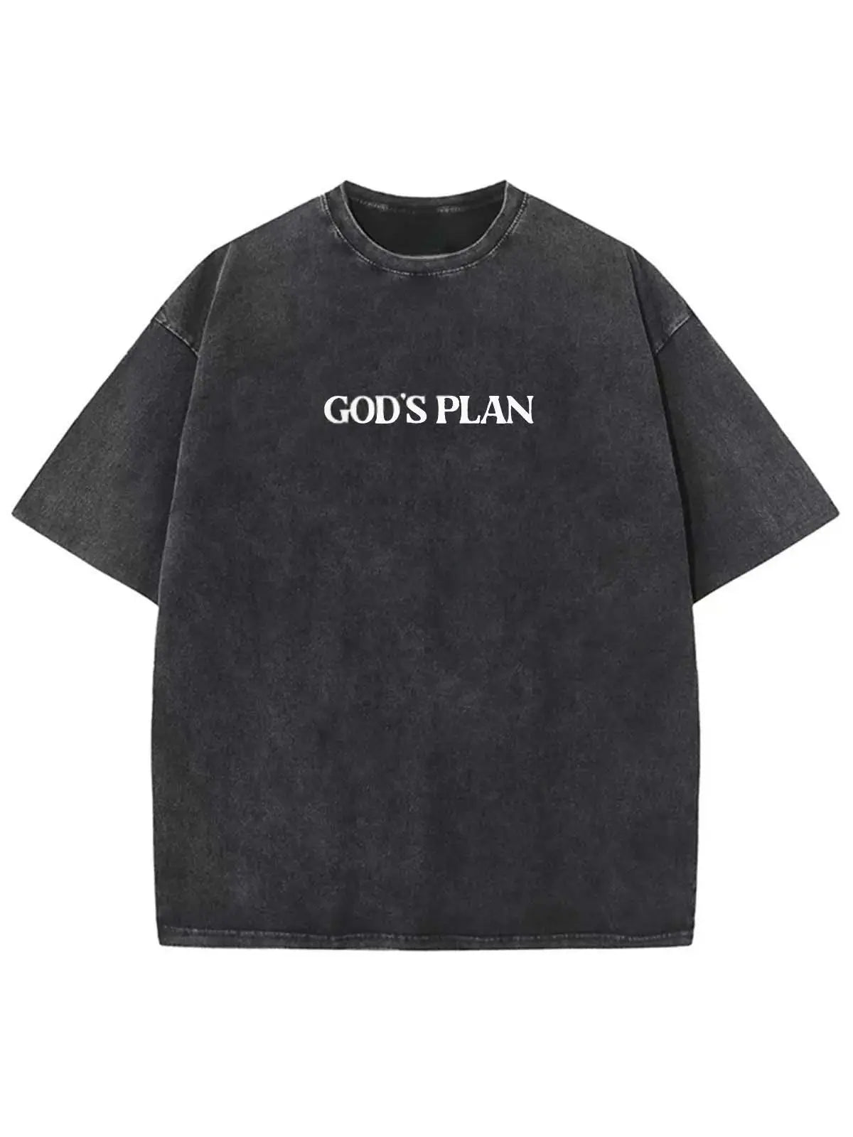 God's Plan Unisex Washed T-Shirt