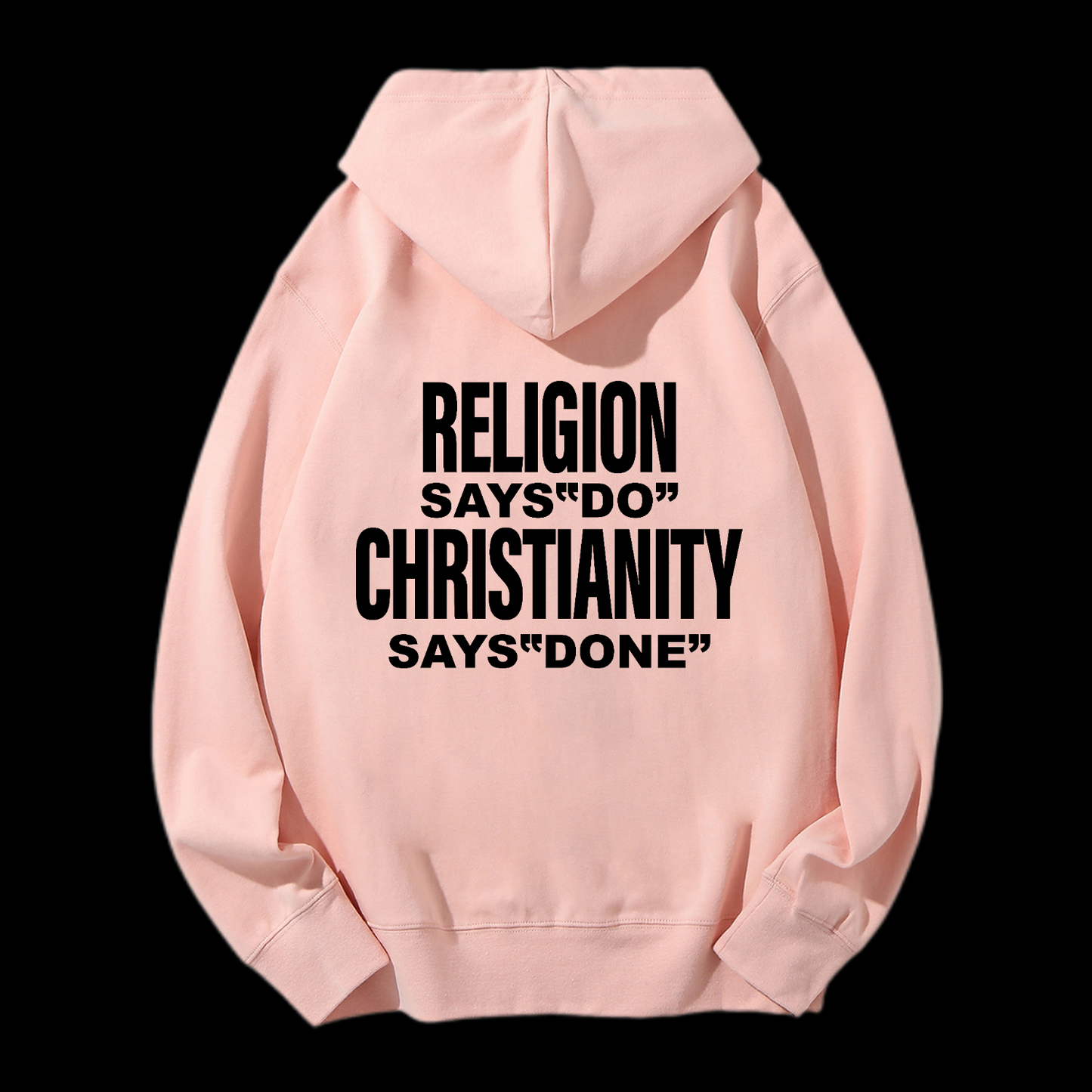 Says Done Drawstring Hoodie