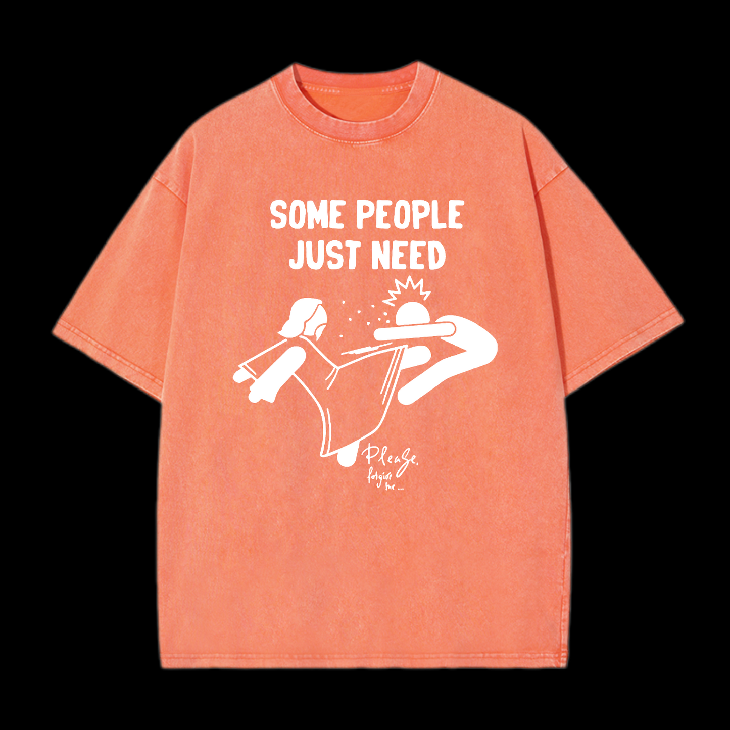 Please Forgive Me Washed T-Shirt