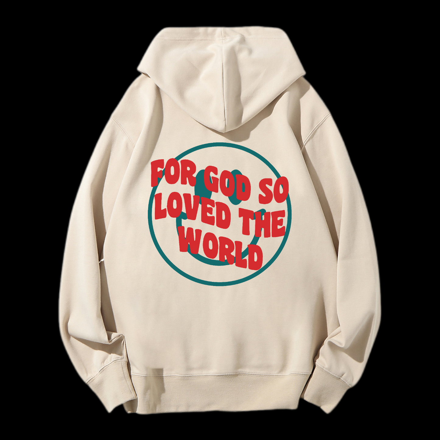 For God So Loved The World Drawstring Hoodie