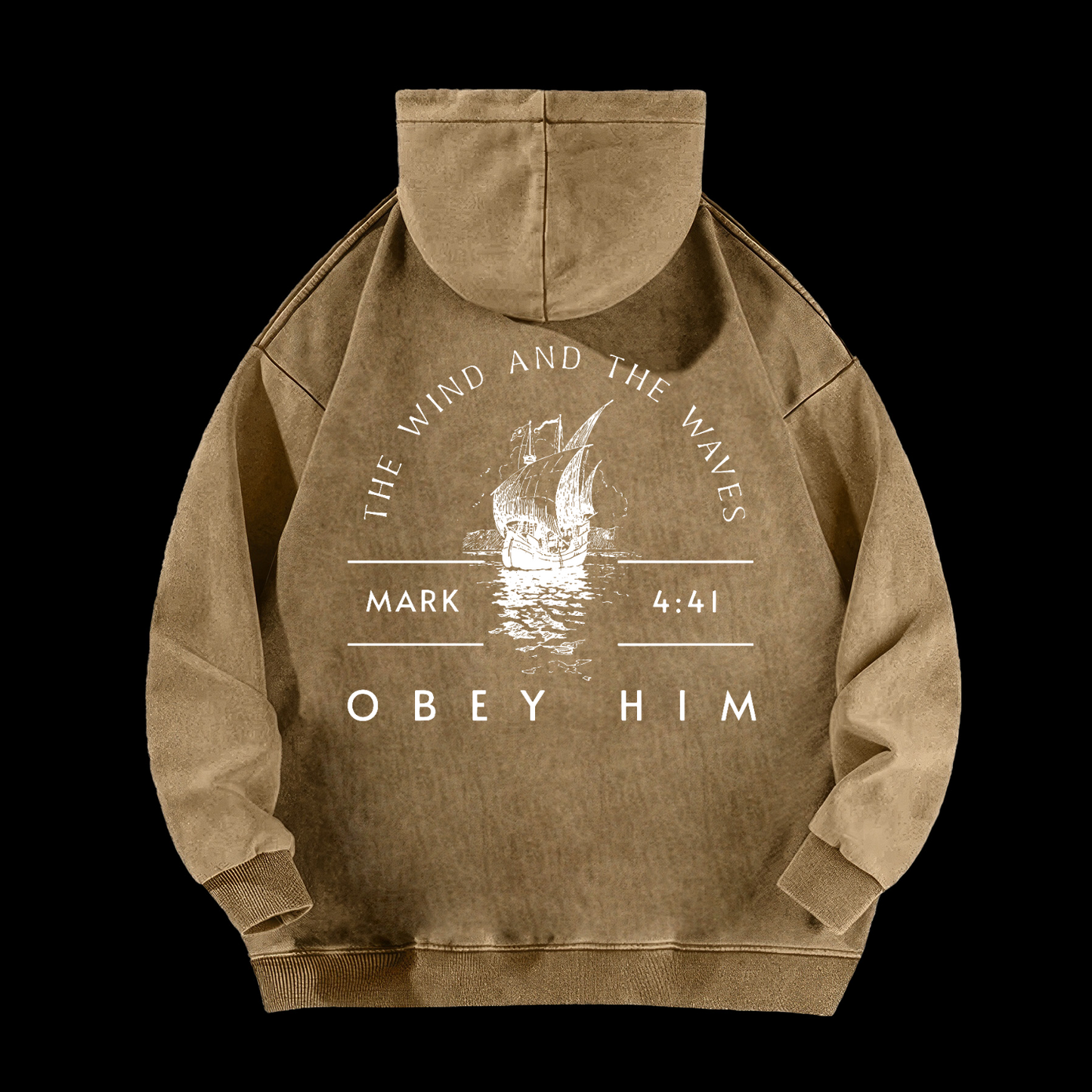 The Wind And The Waves Washed Hoodie