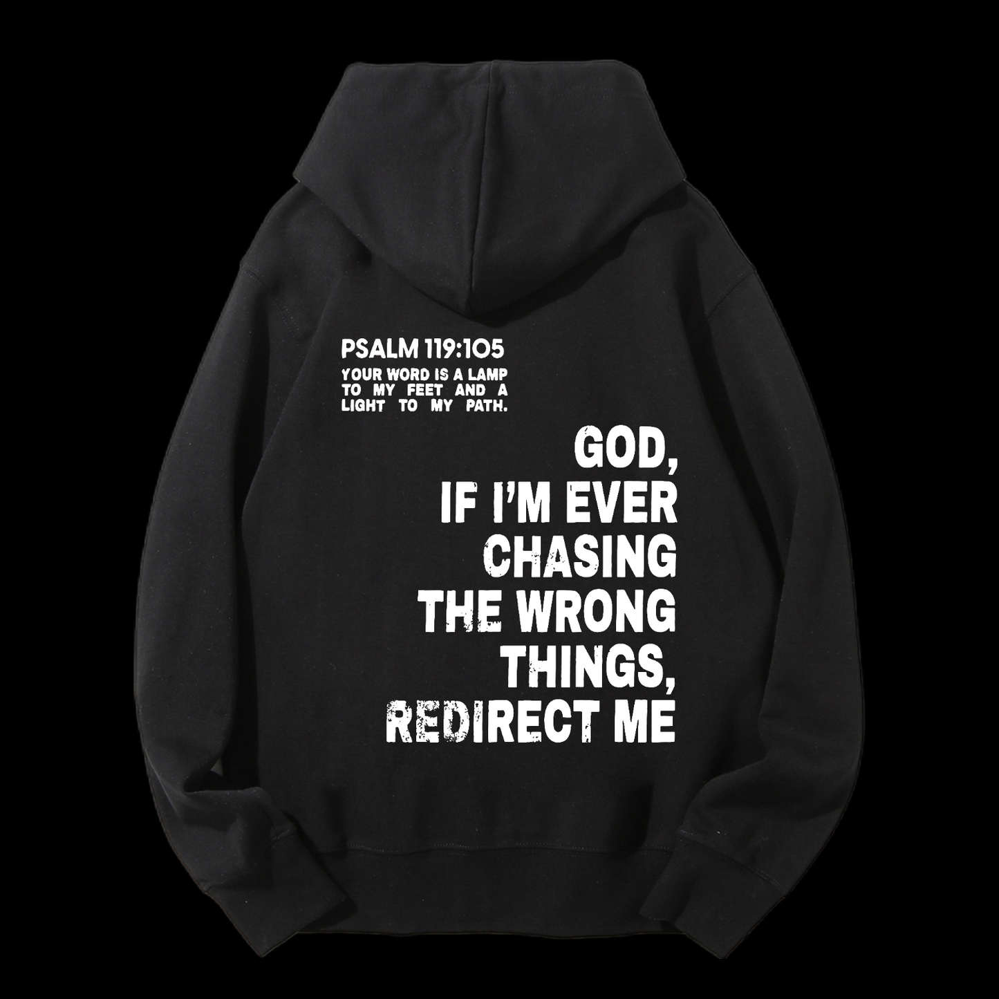 Psalm 119:105 Drawstring Hoodie