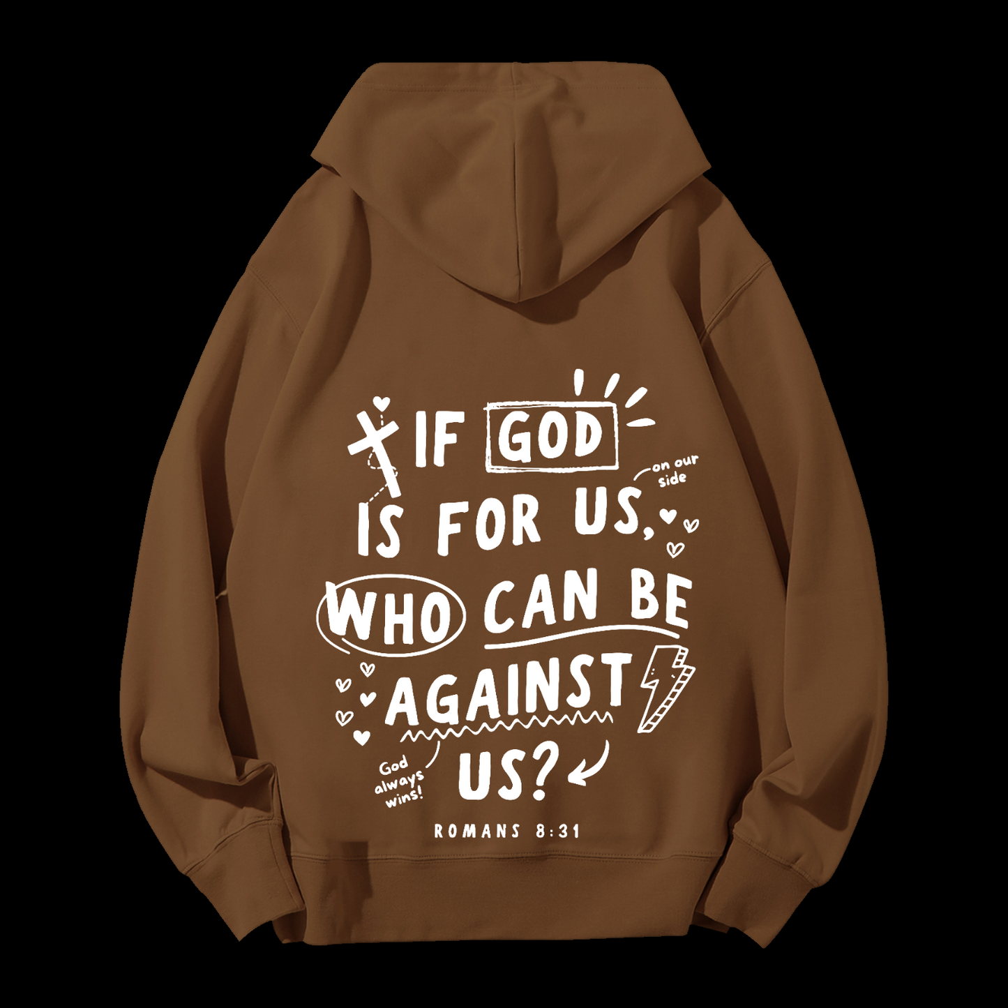 If God Is For Us Drawstring Hoodie