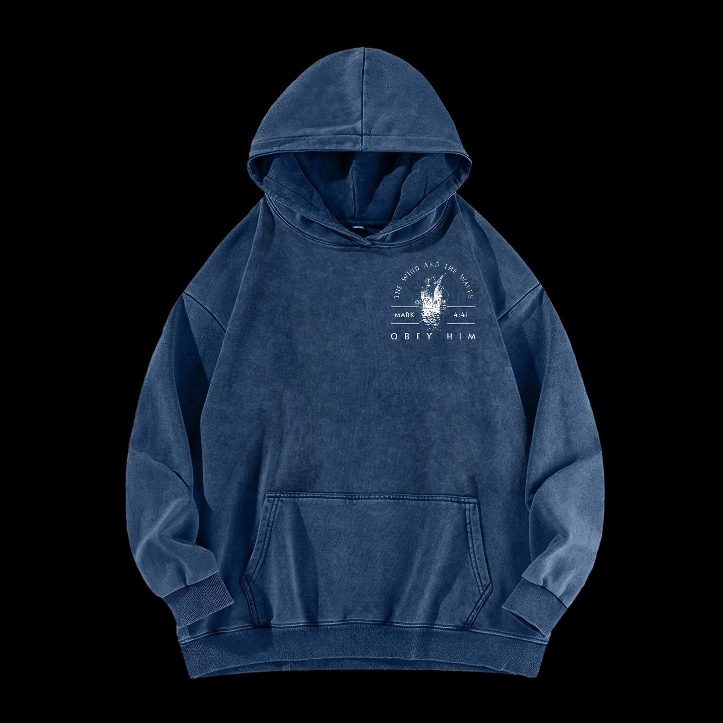 The Wind And The Waves Washed Hoodie