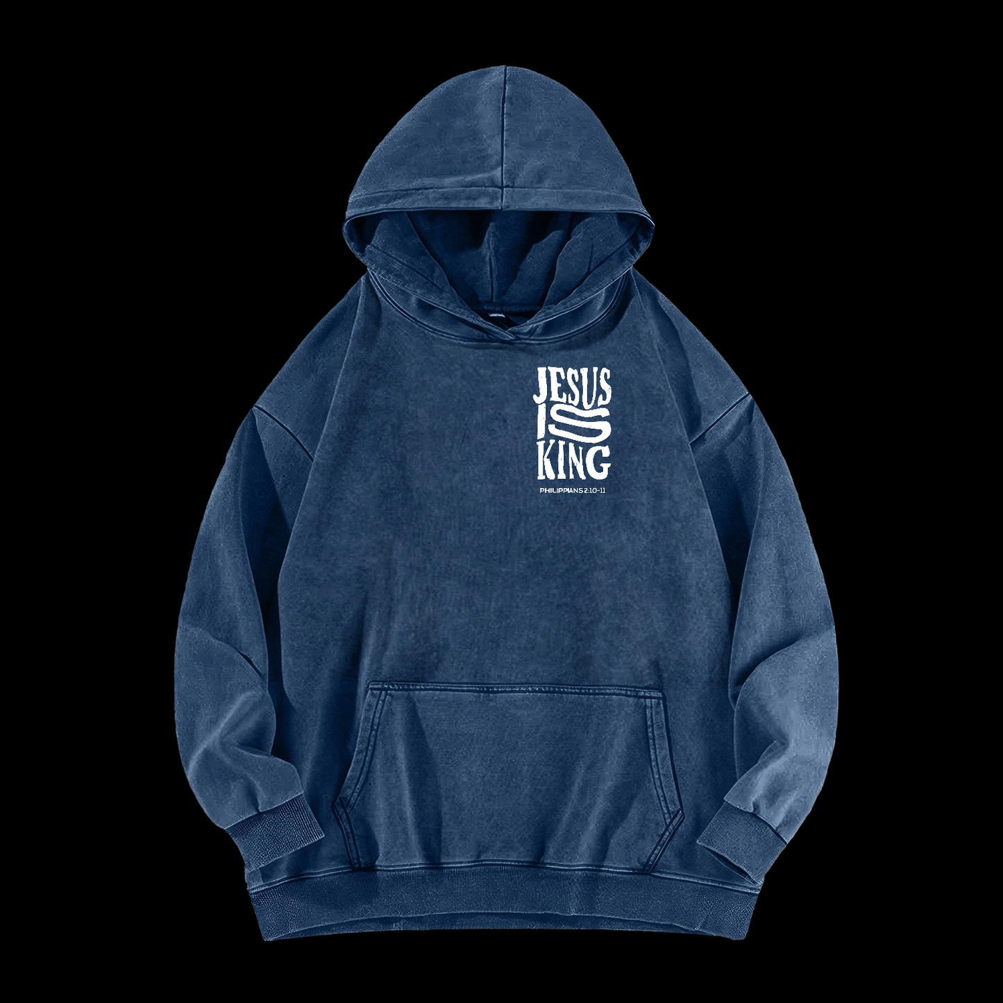 Jesus Is King Washed Hoodie