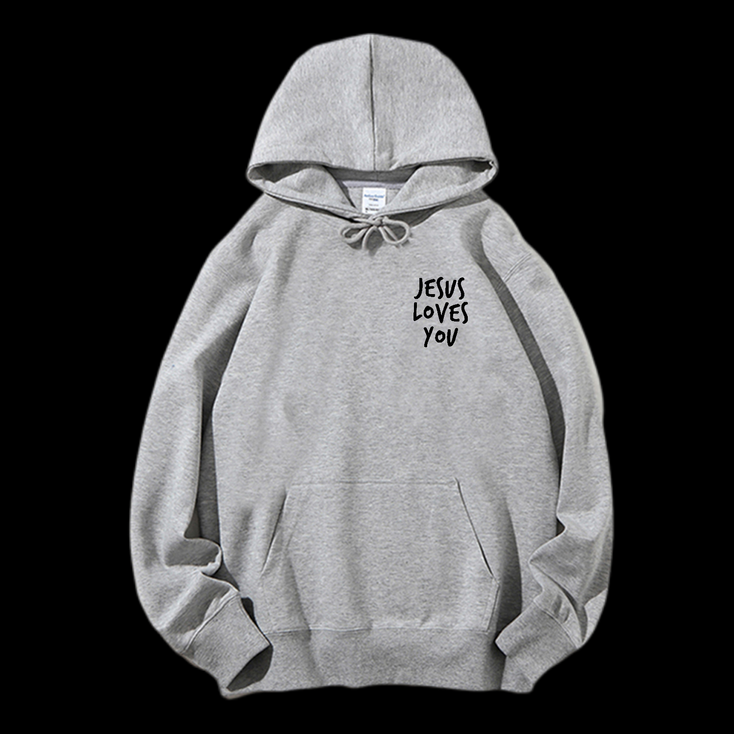 Jesus Loves You Drawstring Hoodie