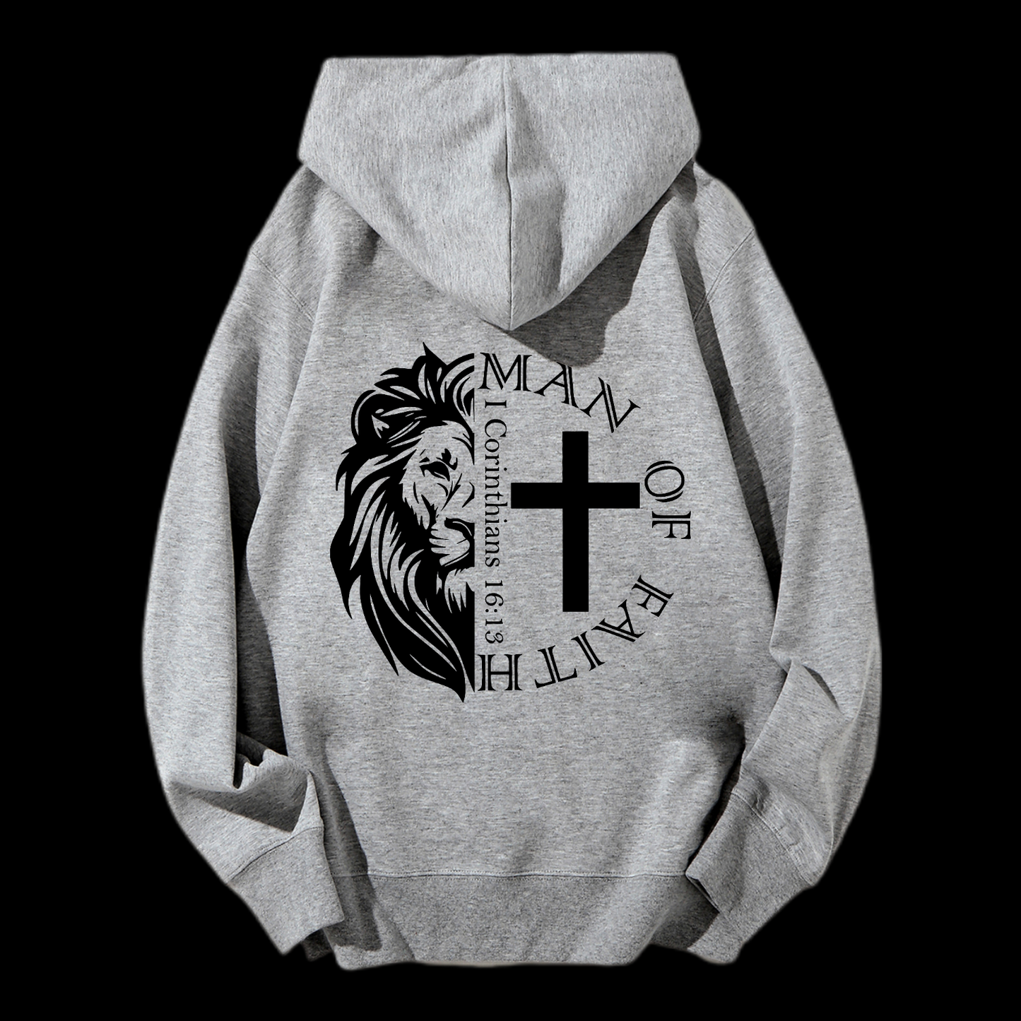 Man Of Faith Drawstring Hoodie