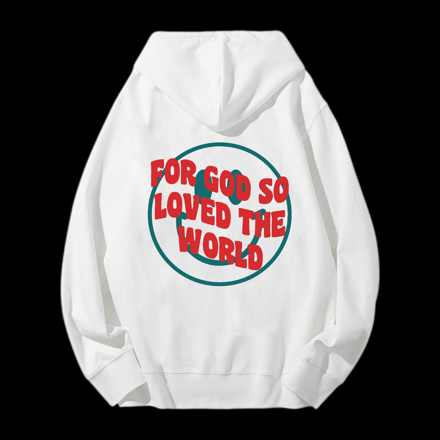 For God So Loved The World Drawstring Hoodie