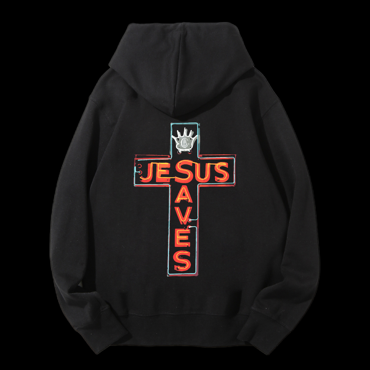 Jesus Saves Drawstring Hoodie
