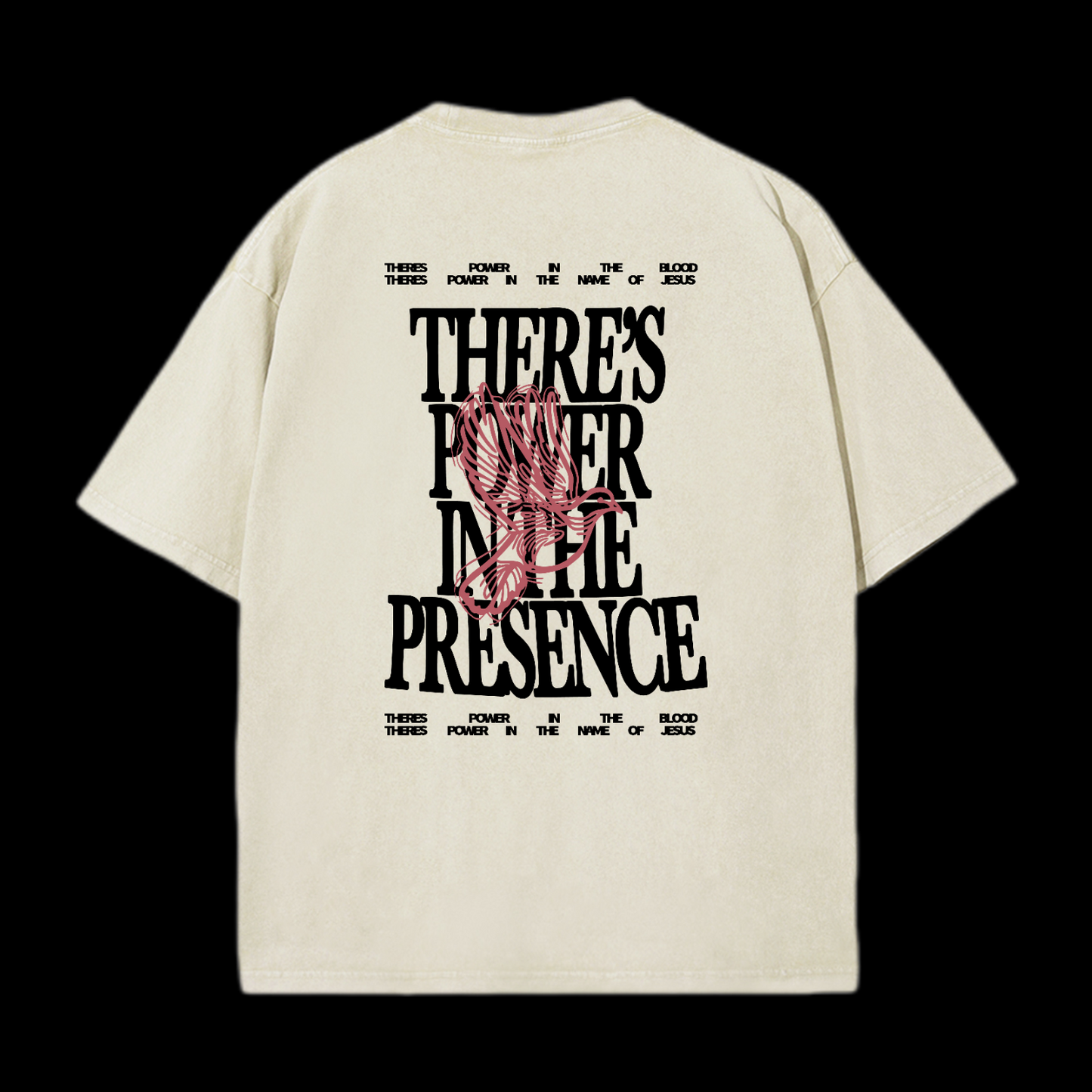 There's Power In The Presence Washed T-Shirt