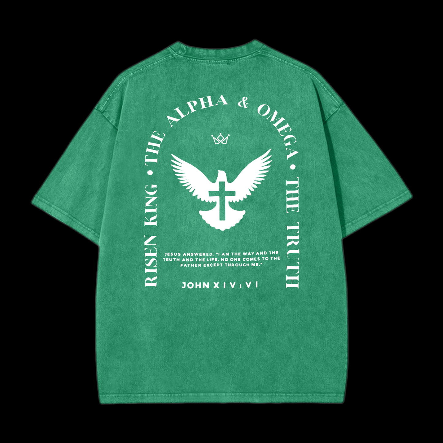 Jesus Is The Way The Truth The Life Washed T-Shirt