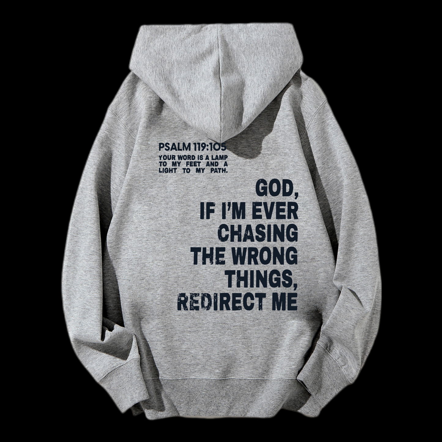 Psalm 119:105 Drawstring Hoodie