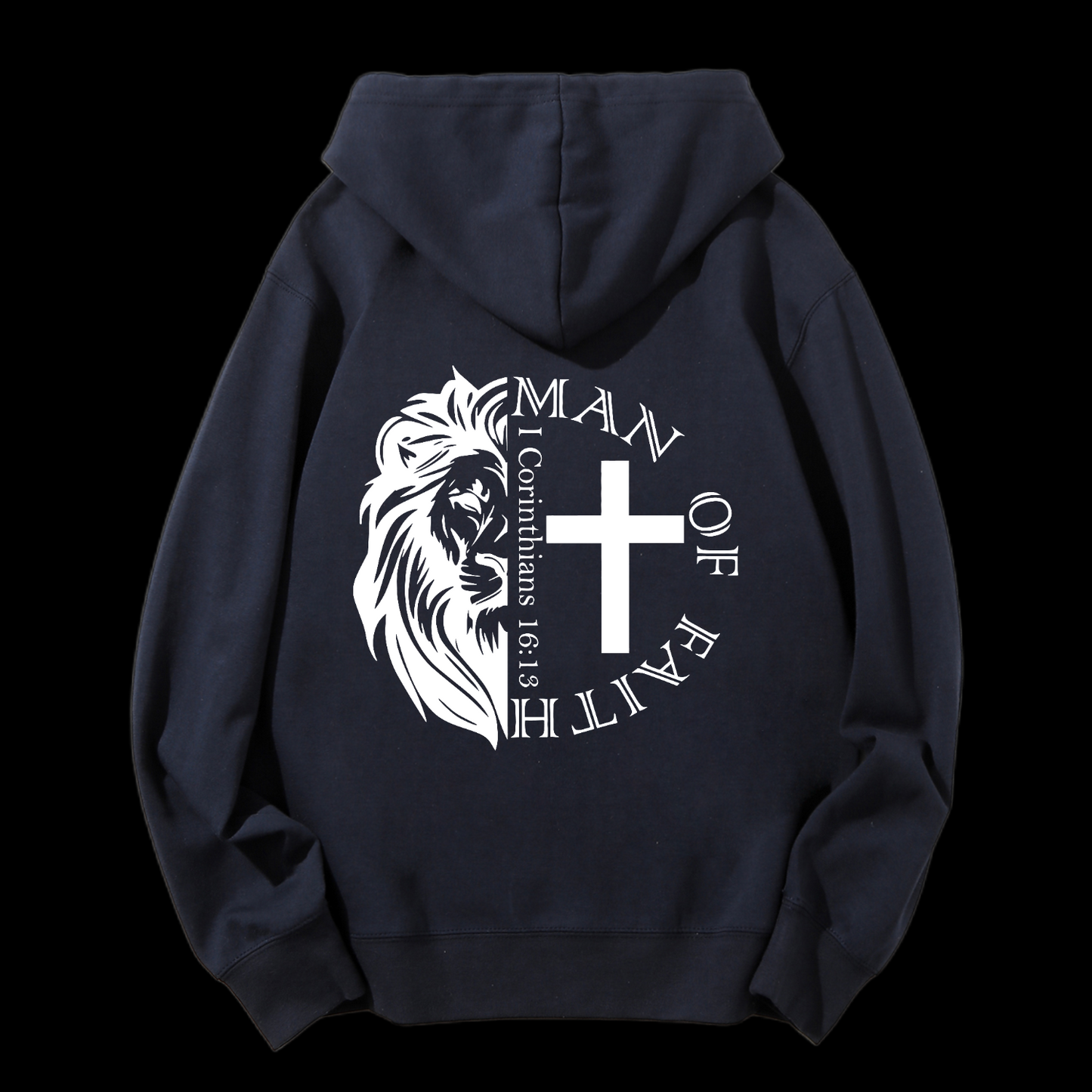 Man Of Faith Drawstring Hoodie