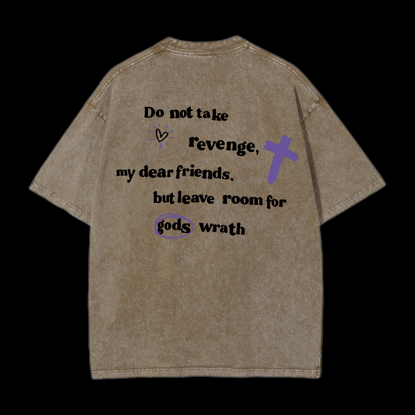 Romans 12:19 Washed T-Shirt