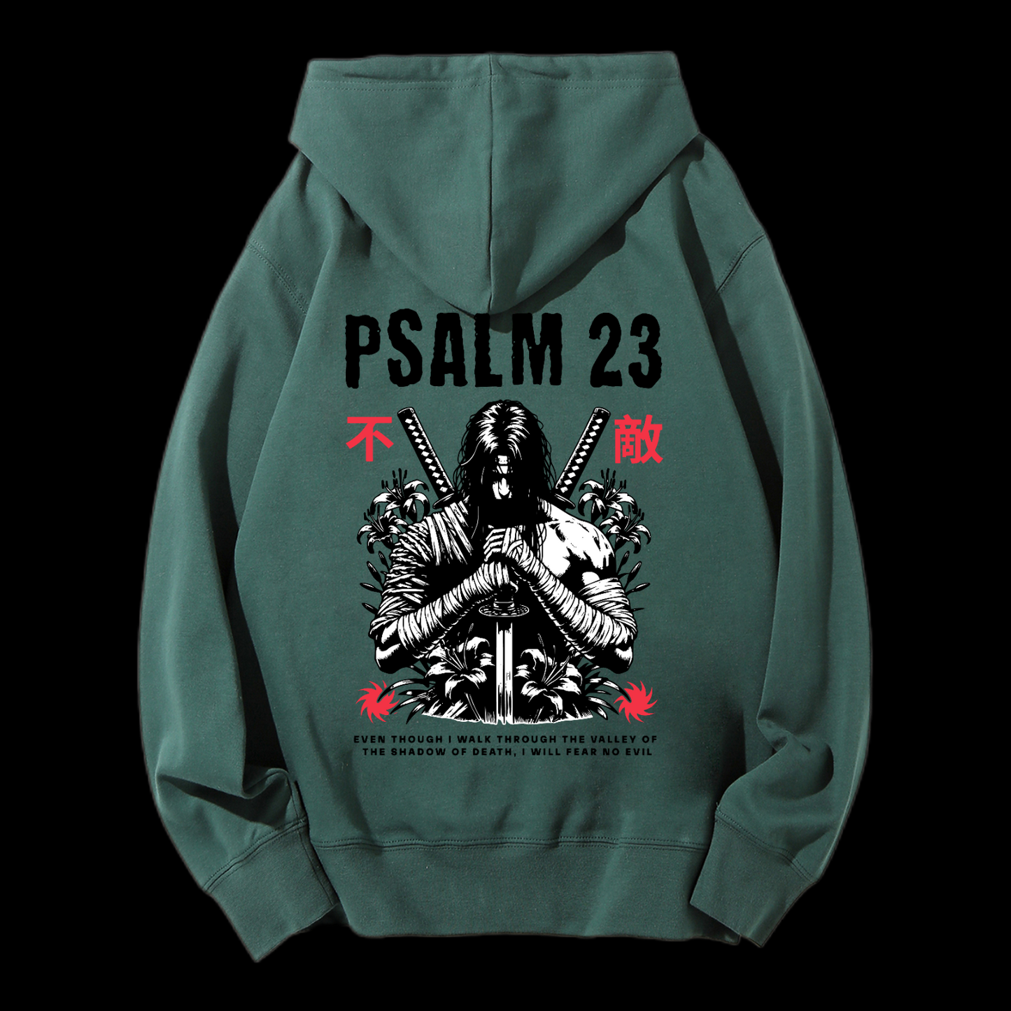 Fear No Evil Drawstring Hoodie