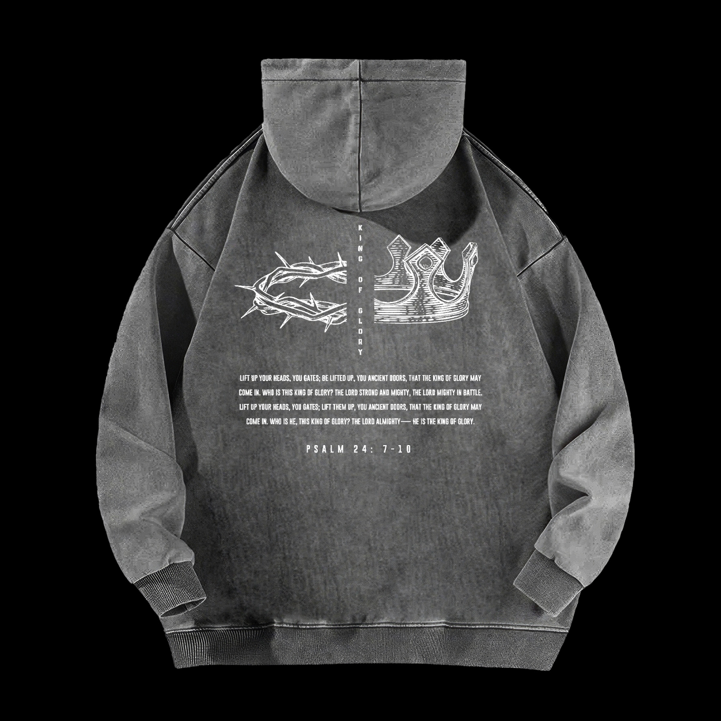 King Of Glory Washed Hoodie