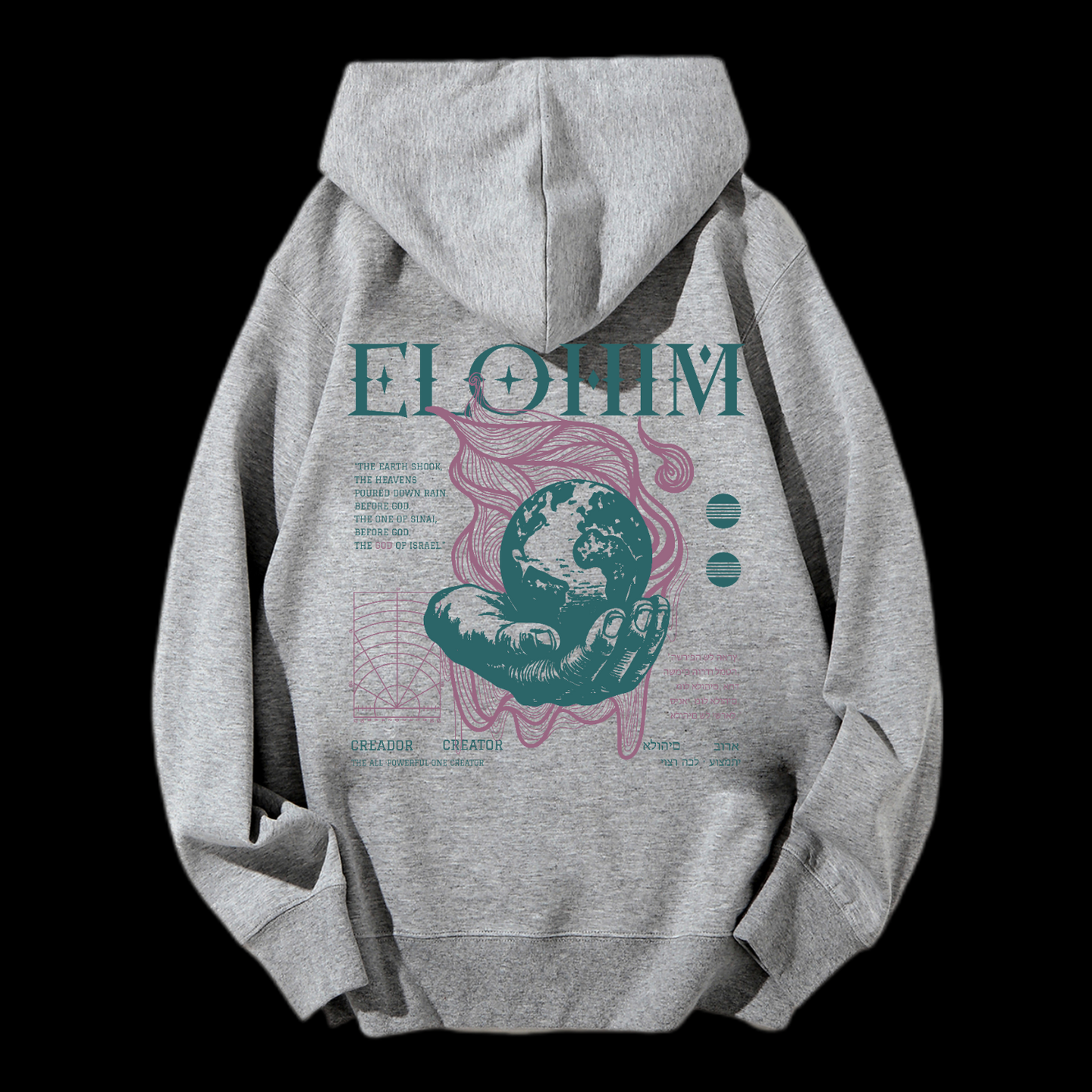 Elohim Drawstring Hoodie