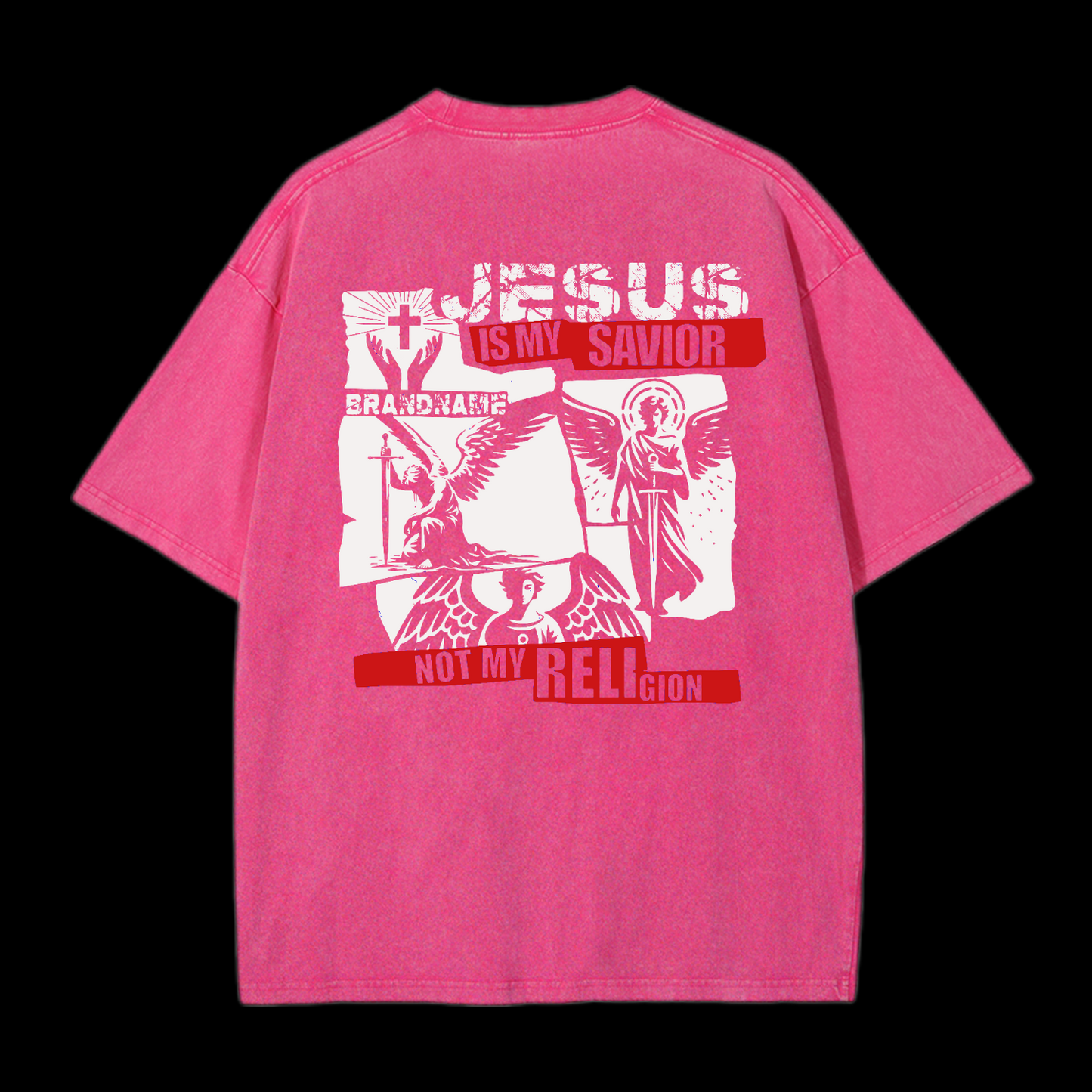 Jesus Is My Savior Washed T-Shirt