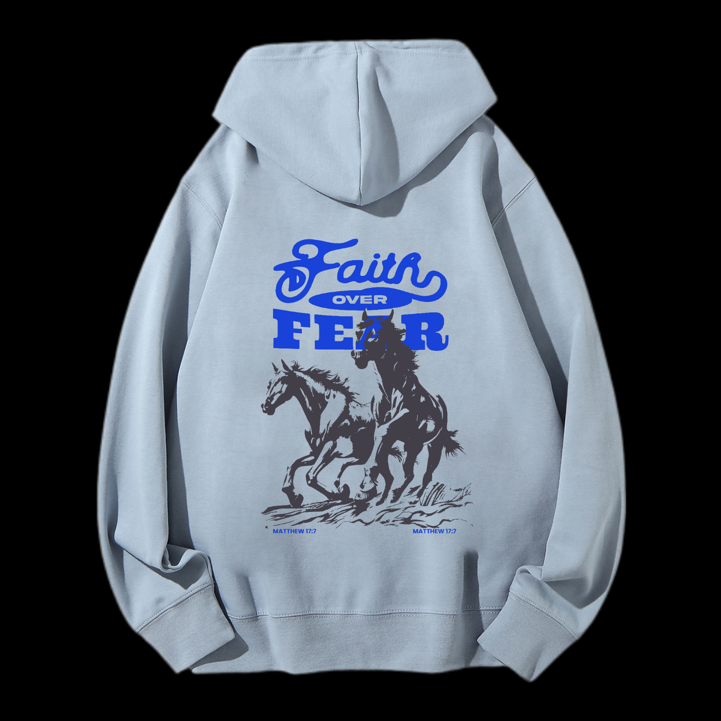 Faith Over Fear Drawstring Hoodie