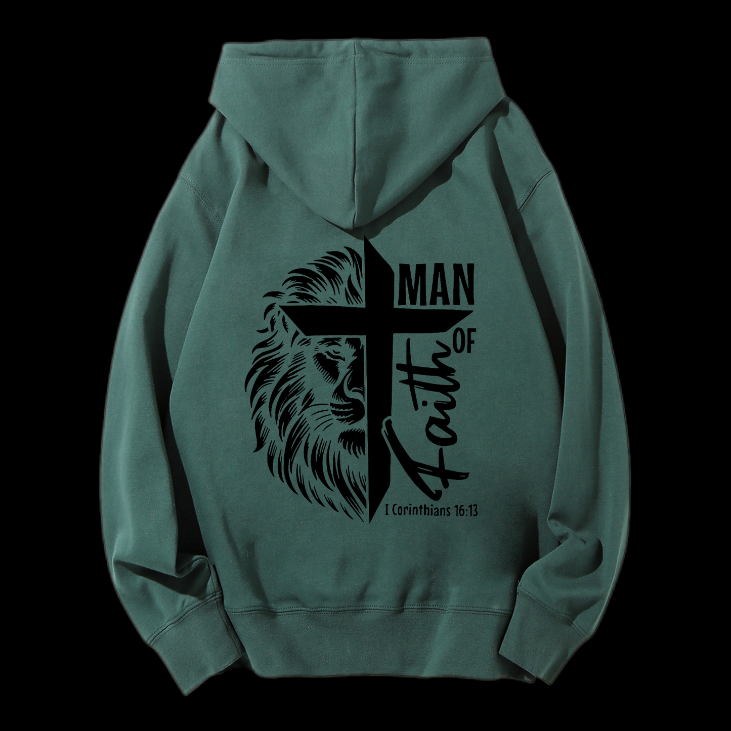 1 Corinthians 16:13 Drawstring Hoodie
