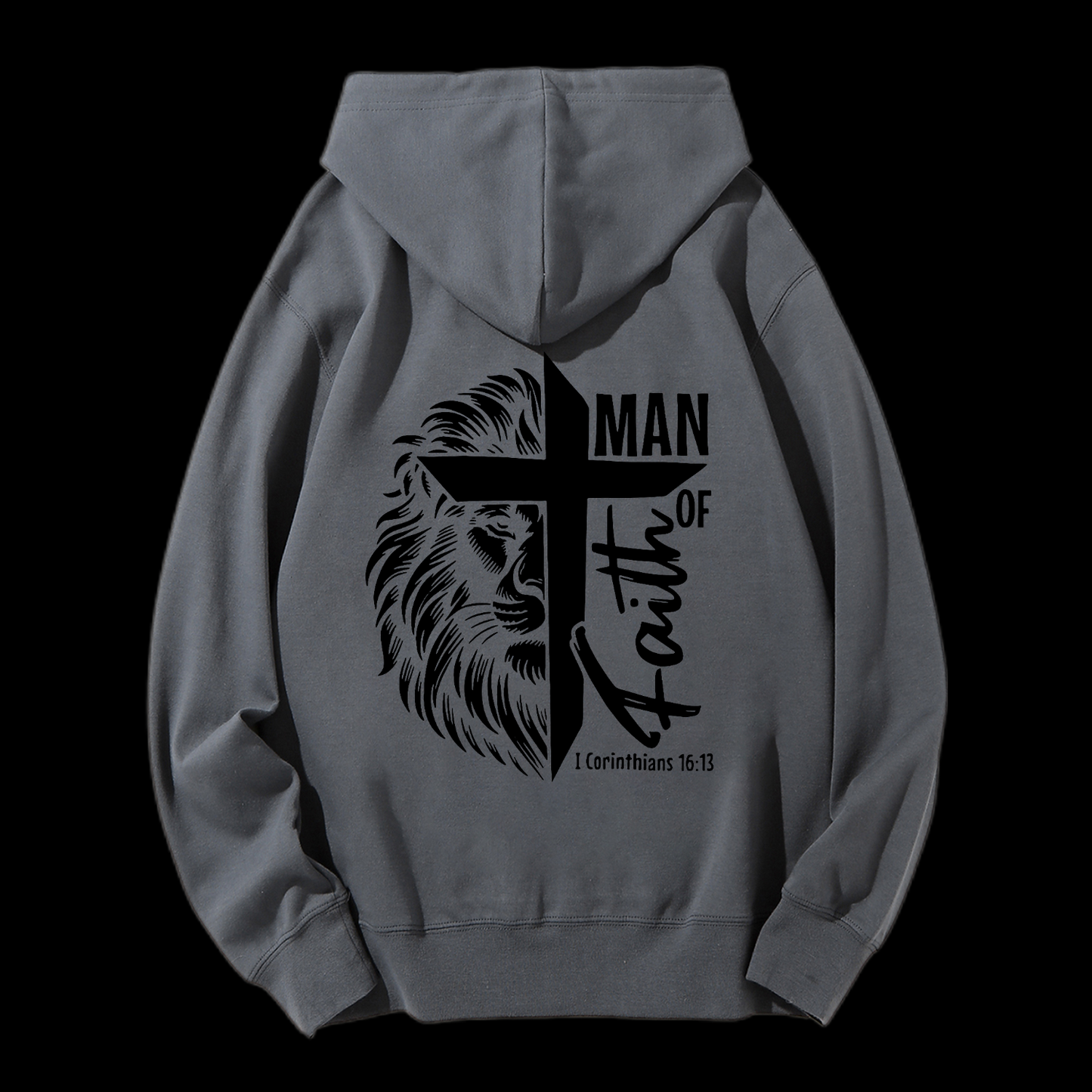 1 Corinthians 16:13 Drawstring Hoodie