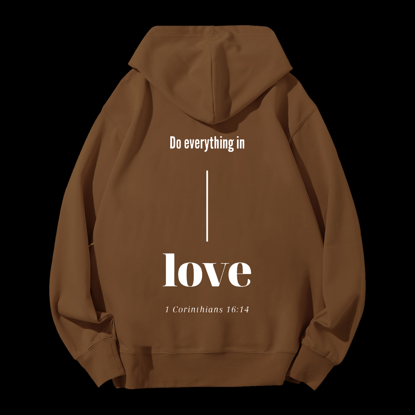 Do Everything In Love Drawstring Hoodie