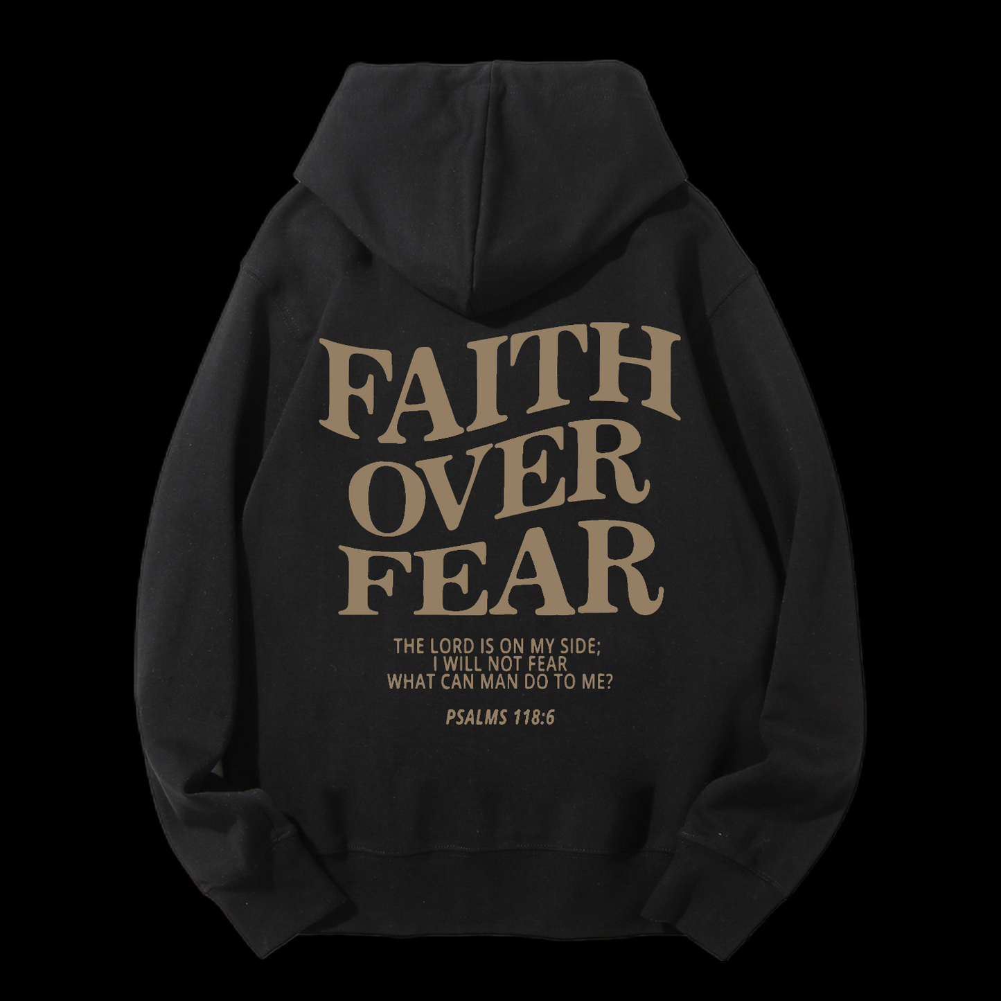 Faith Over Fear Drawstring Hoodie