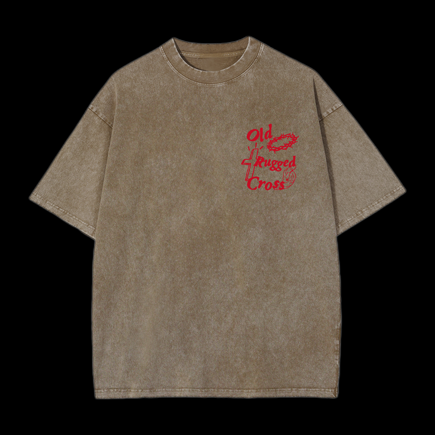 Old Rugged Cross Washed T-Shirt