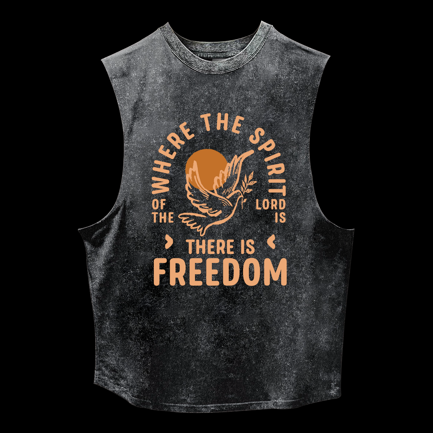 There Is Freedom Washed Tank