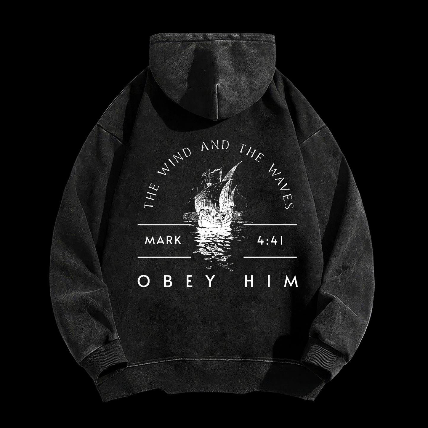 The Wind And The Waves Washed Hoodie