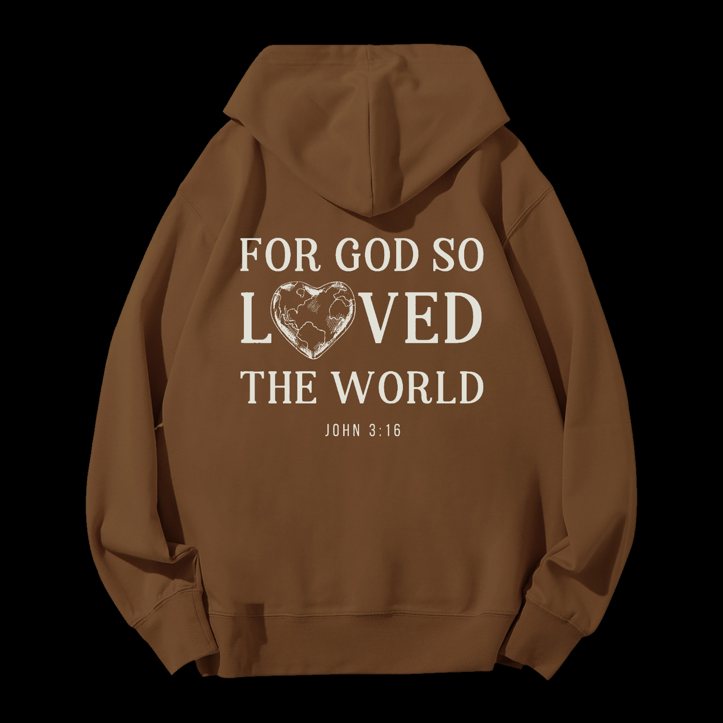 For God So Loved The World Drawstring Hoodie