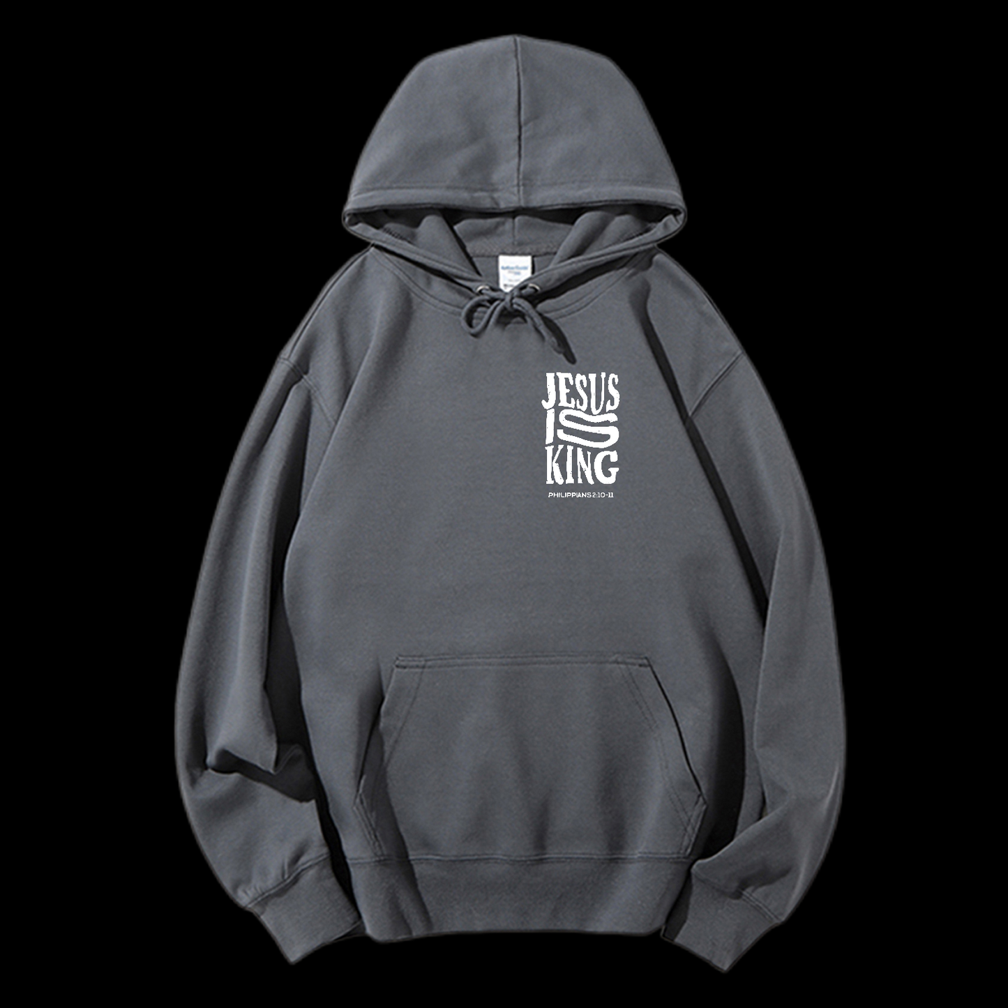 Jesus Is King Drawstring Hoodie