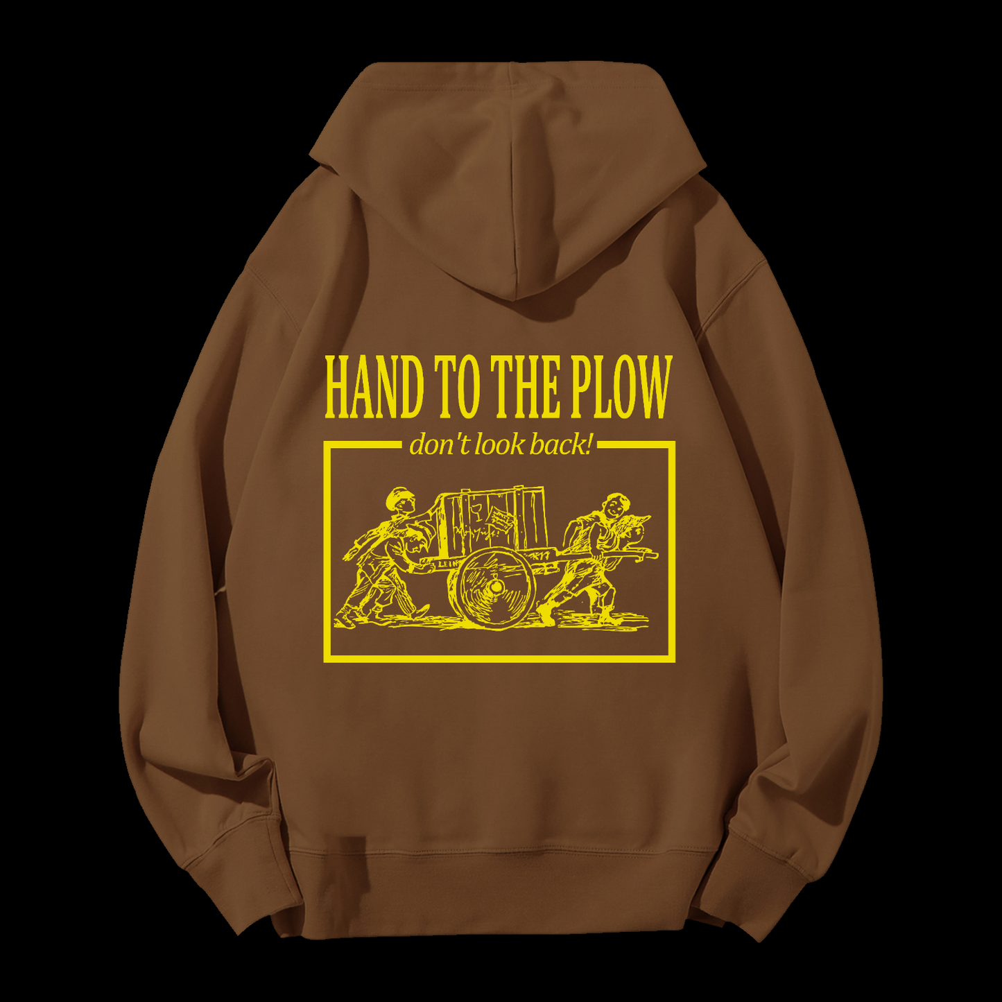 Hand To The Plow Drawstring Hoodie