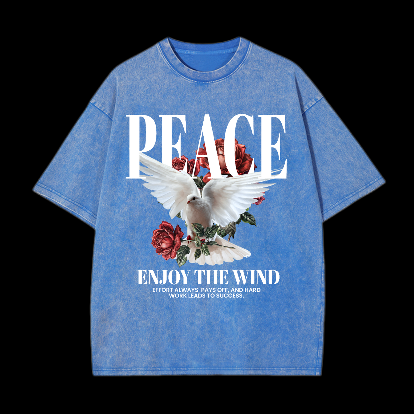 Peace Enjoy The Wind Washed T-Shirt
