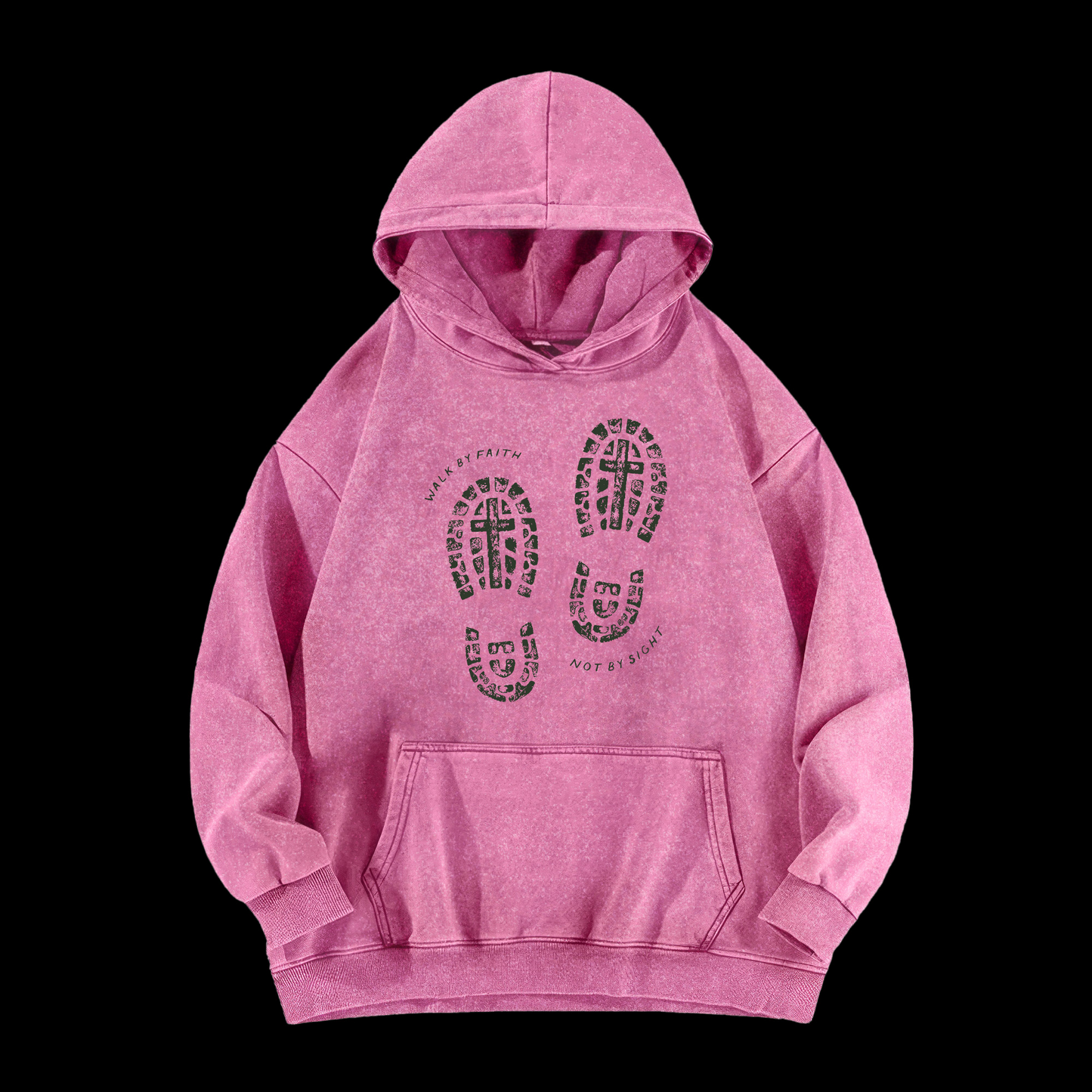 Walk By Faith Washed Hoodie
