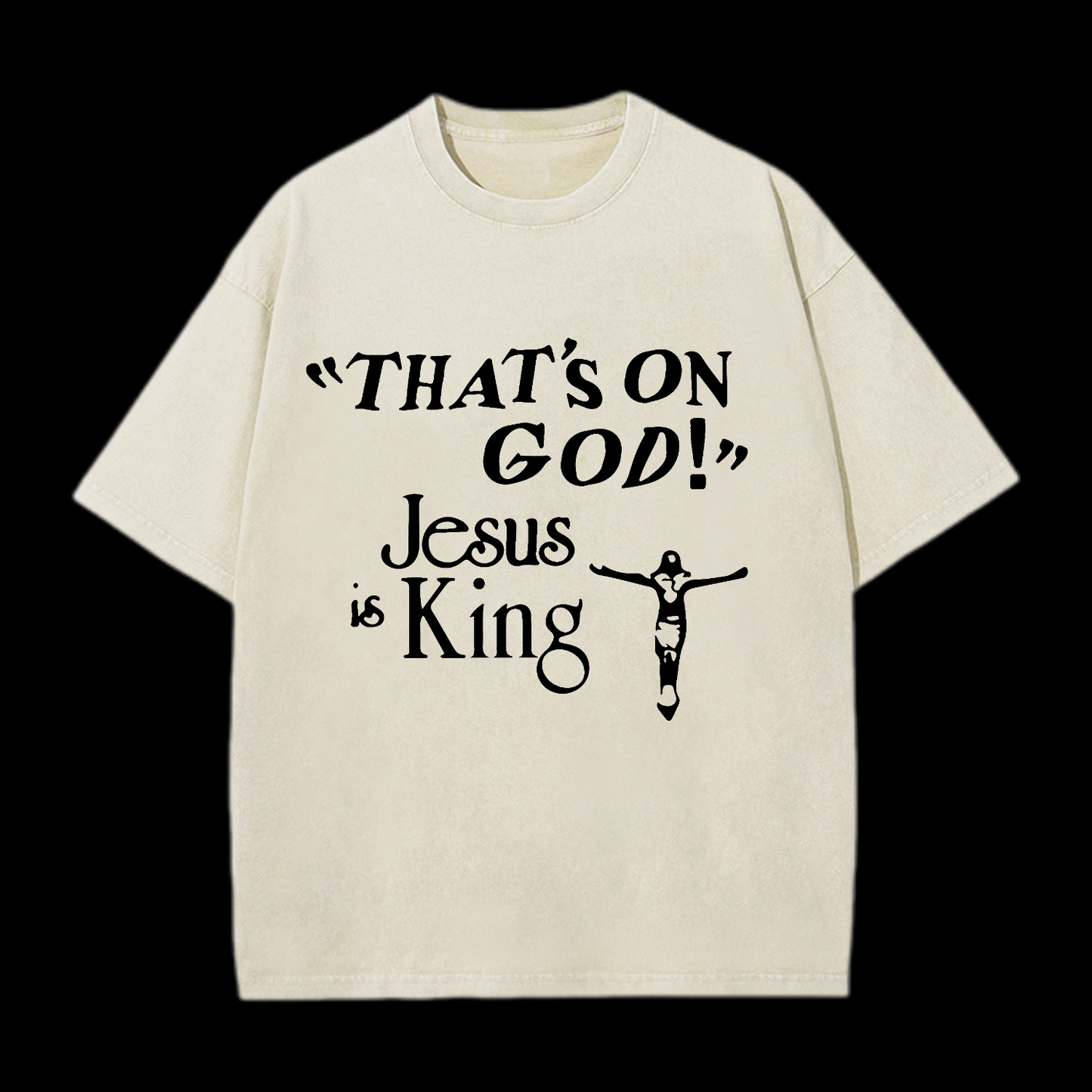 Jesus Is King Washed T-Shirt