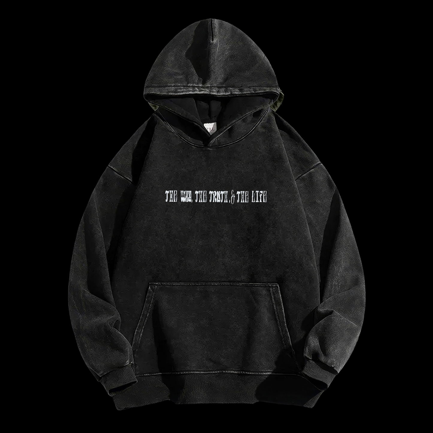 The Way The Truth The Life Washed Hoodie