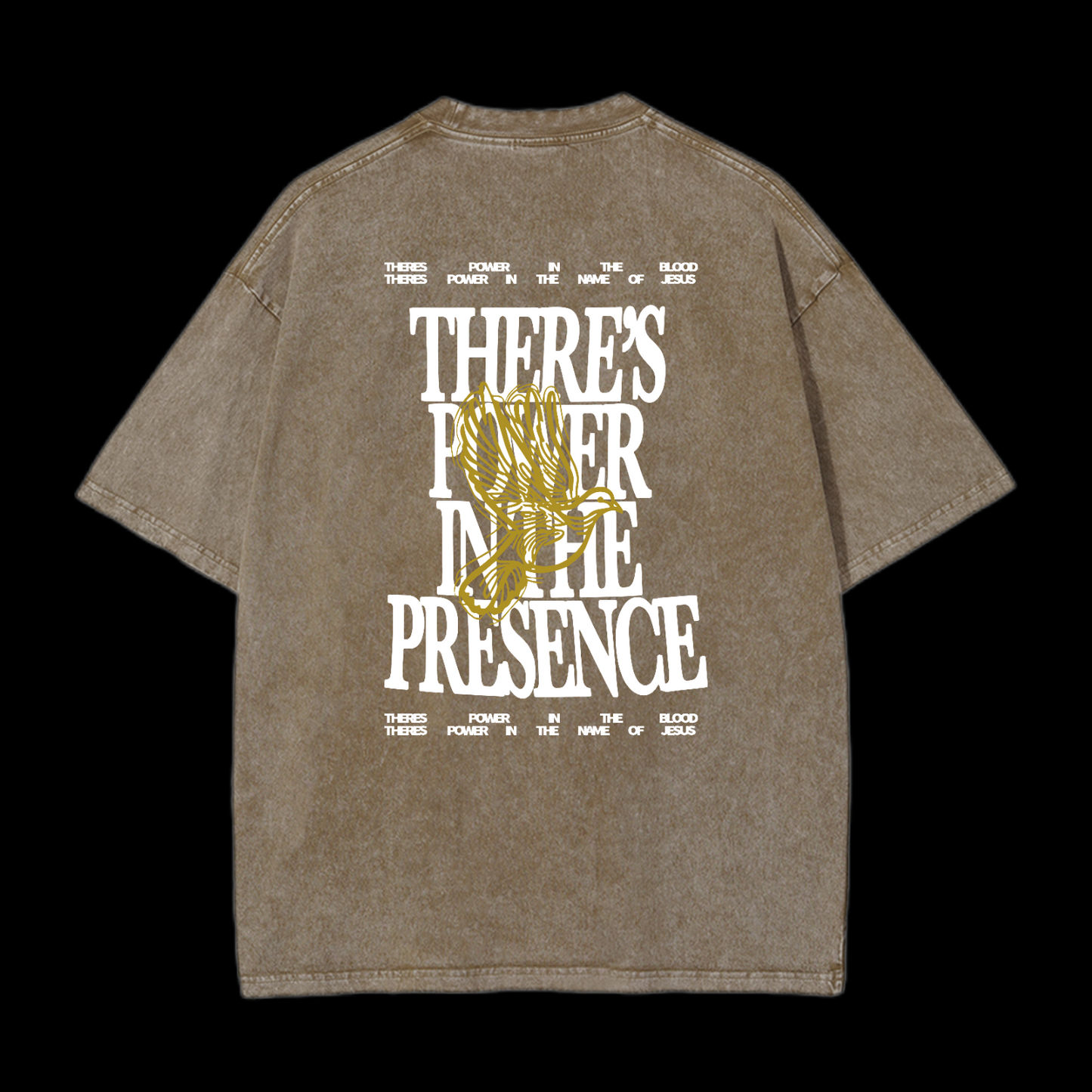 There's Power In The Presence Washed T-Shirt