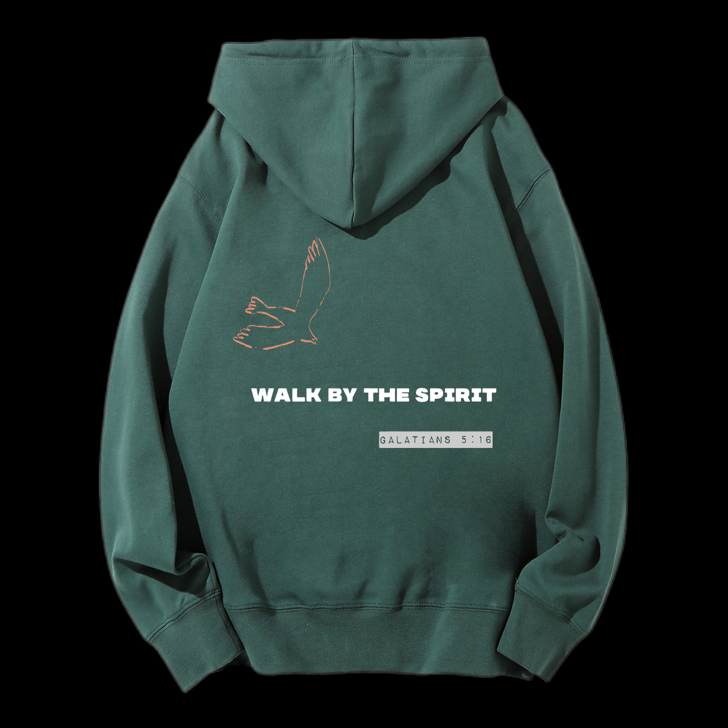 Walk By The Spirit Drawstring Hoodie