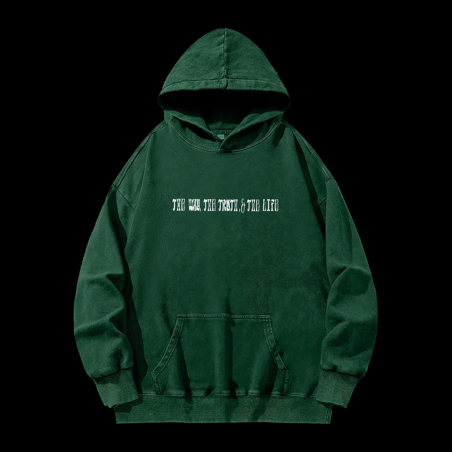 The Way The Truth The Life Washed Hoodie