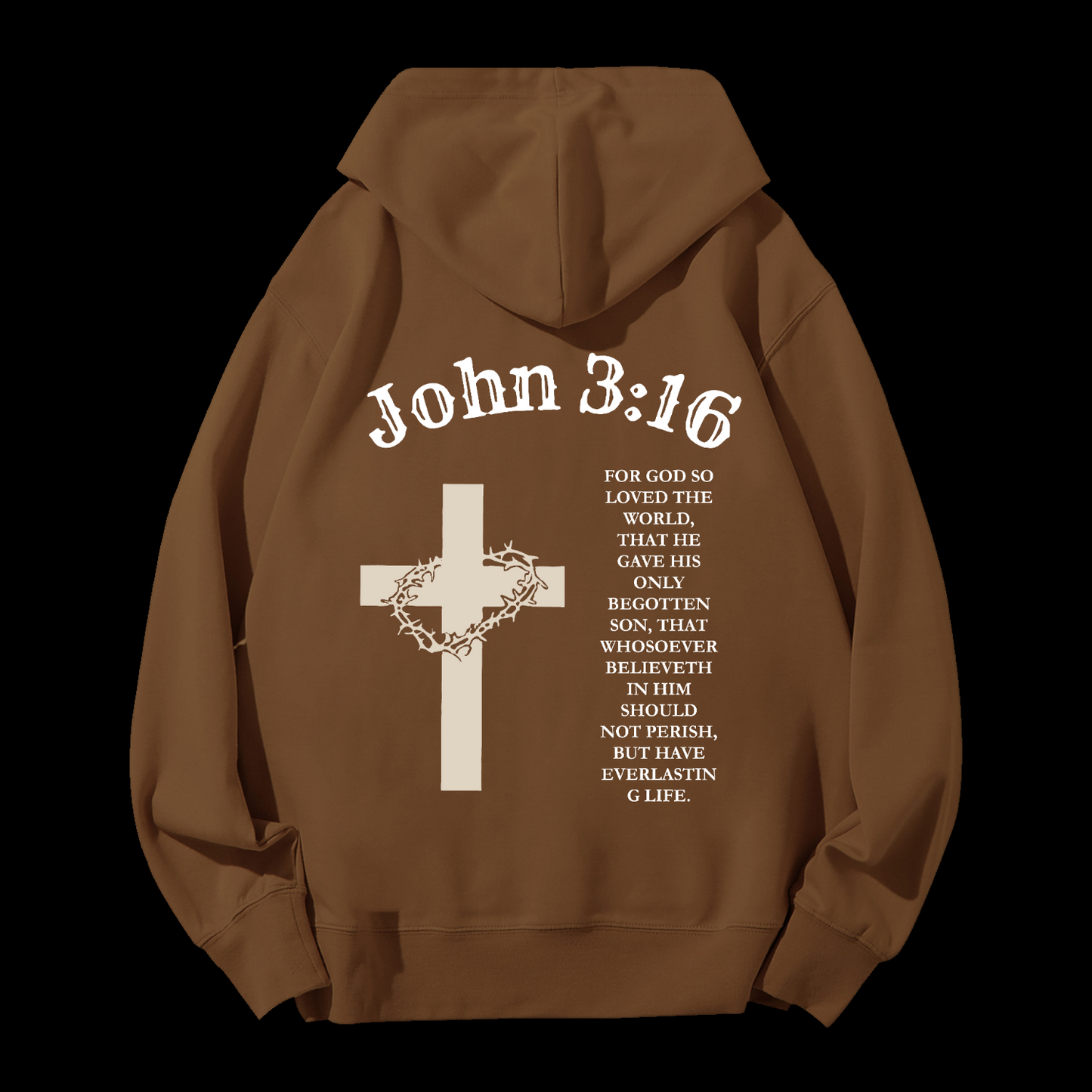 John 3:16 Drawstring Hoodie