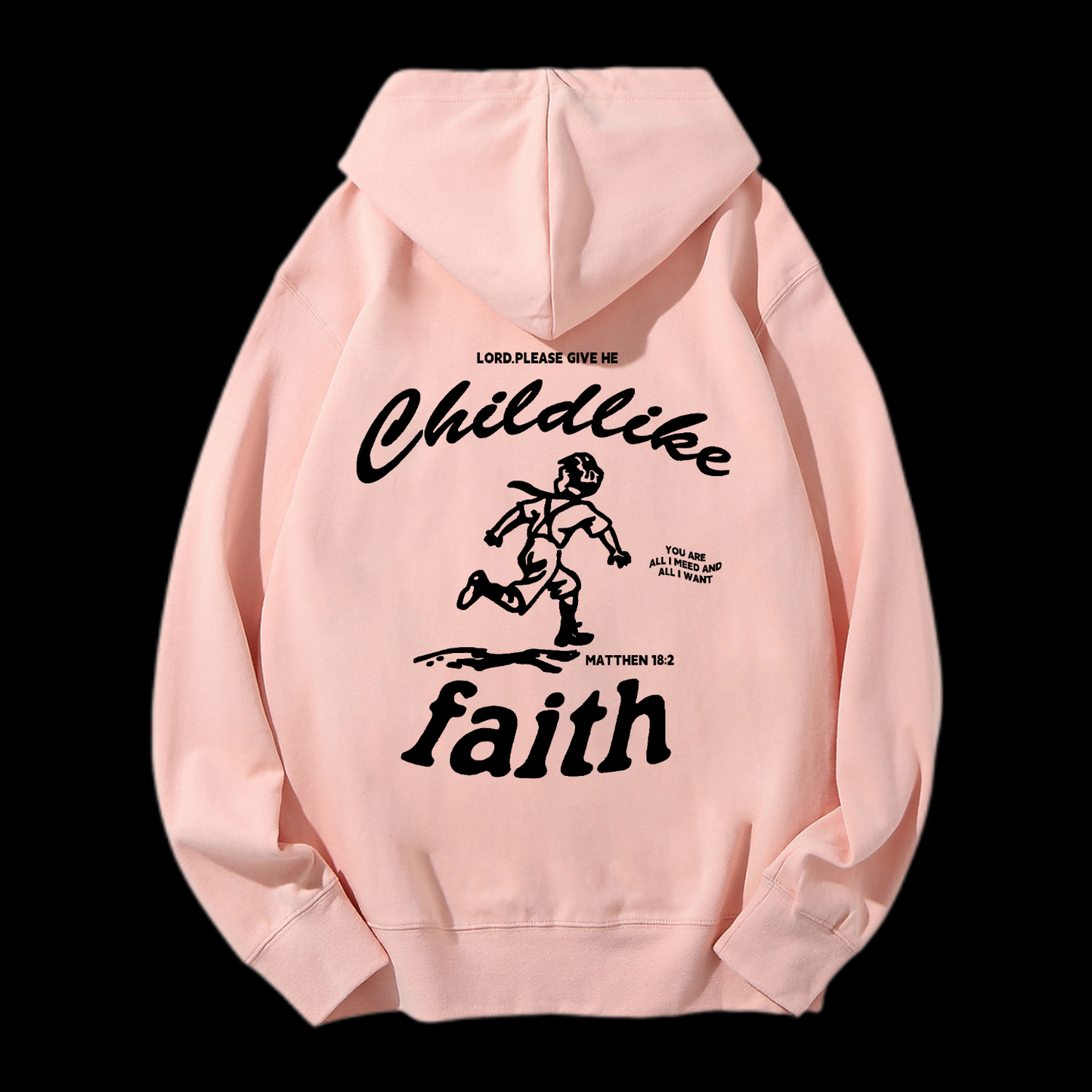 Childlike Drawstring Hoodie