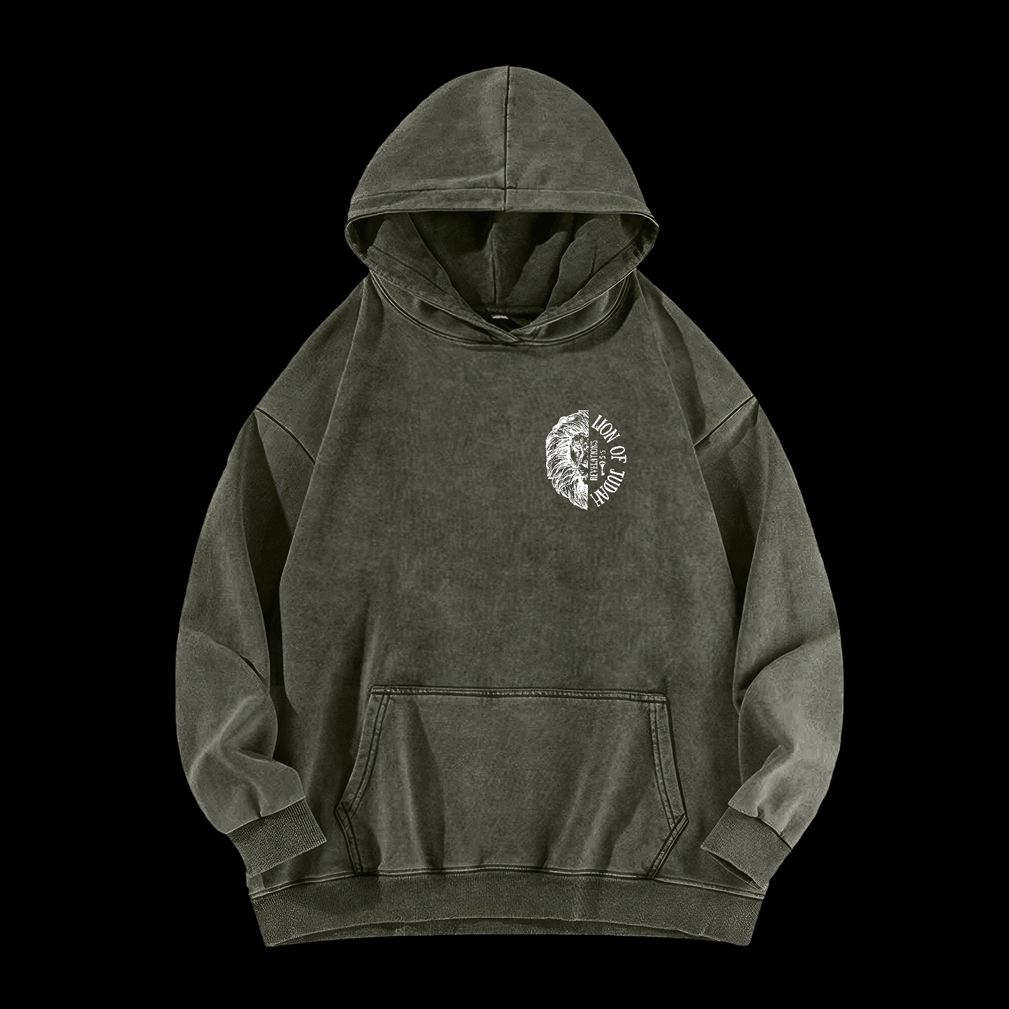 Lion Of Judah Washed Hoodie
